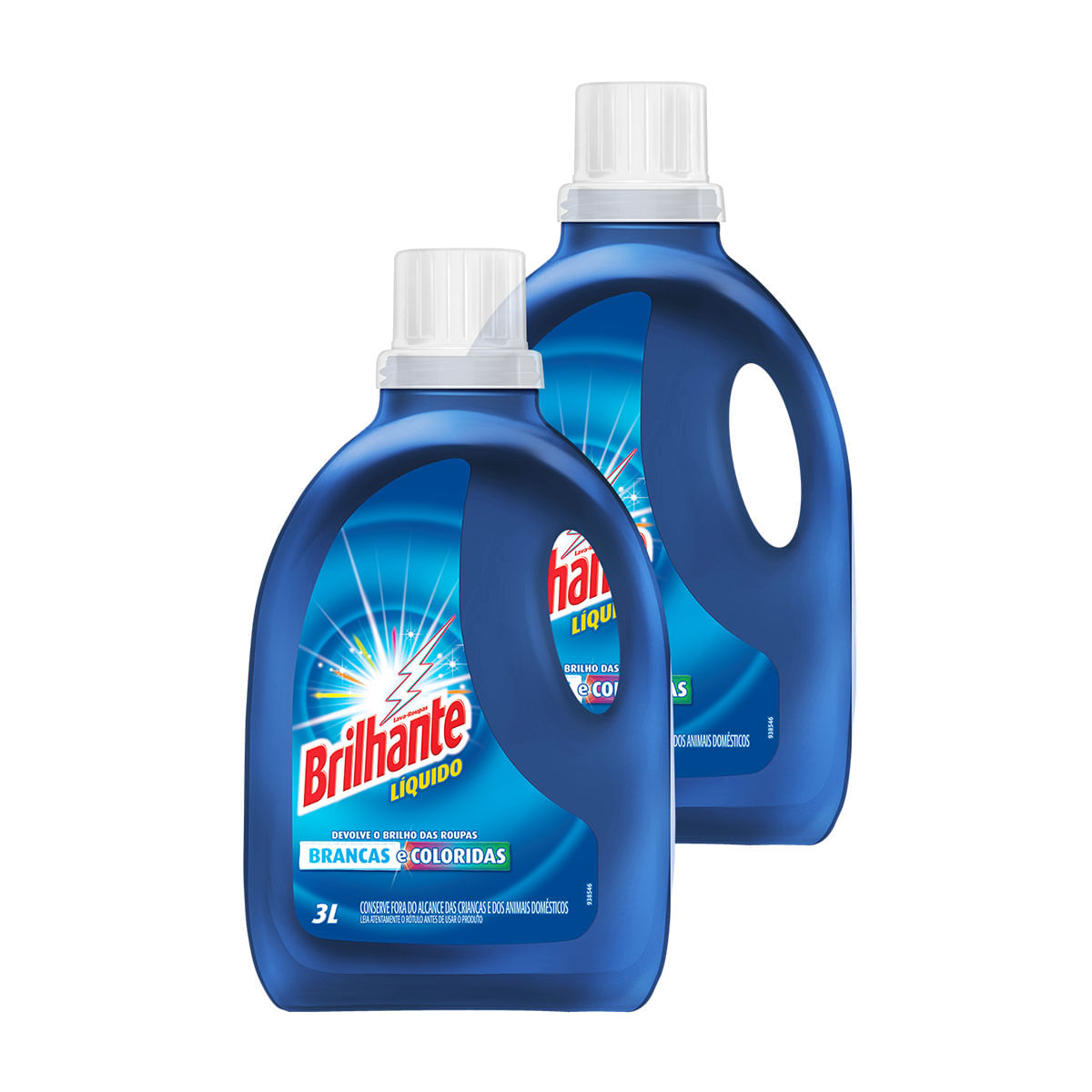 Sabao Liquido Brilhante 3L - 2 Unidades