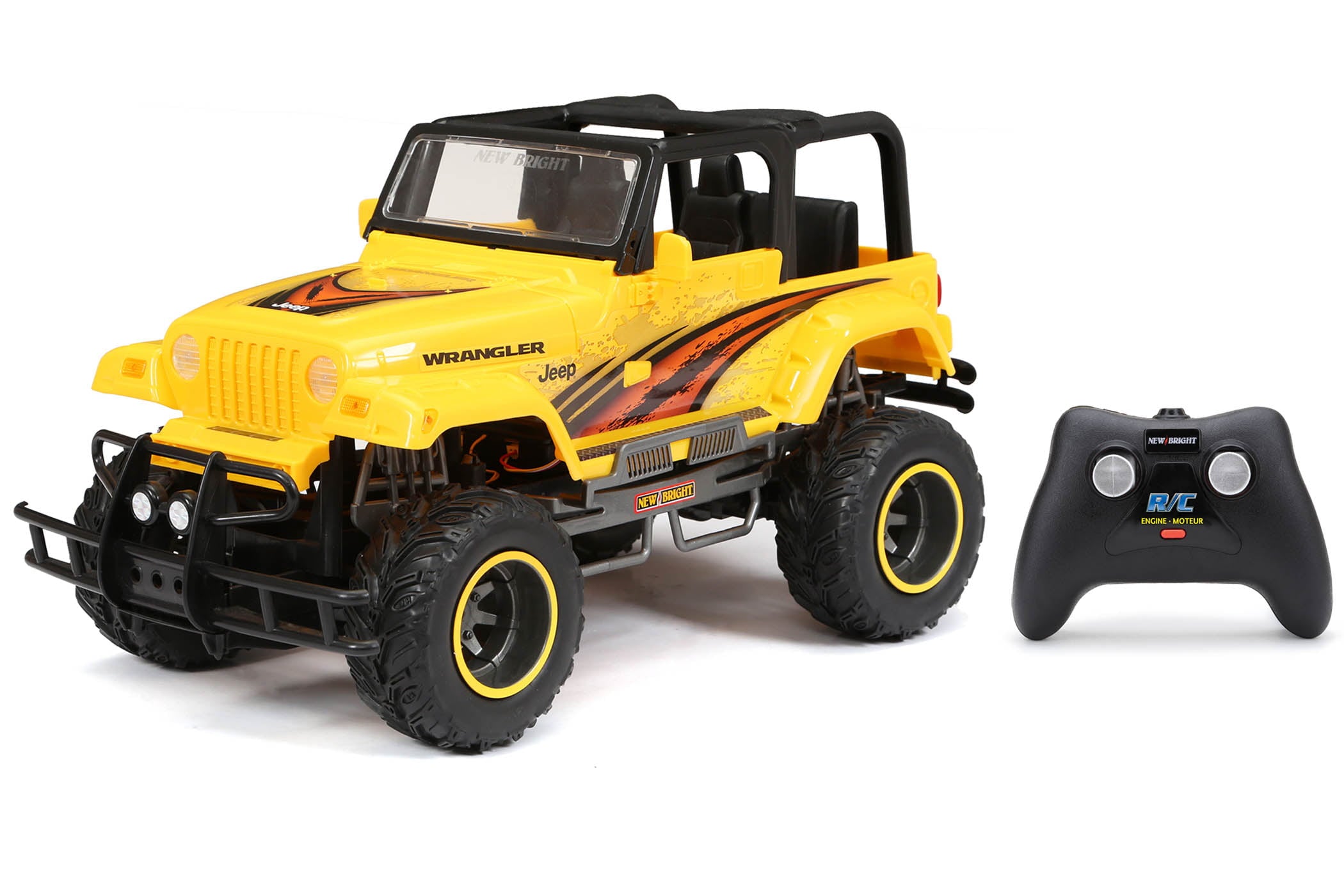 New Bright (1:10) Jeep 4-Door Battery Radio Control Truck， 61079LSU-4Y