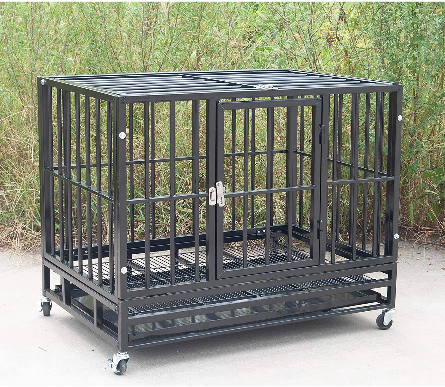 Polar Aurora Pet Dog Cage Heavy Duty Strong Metal Crate Dog