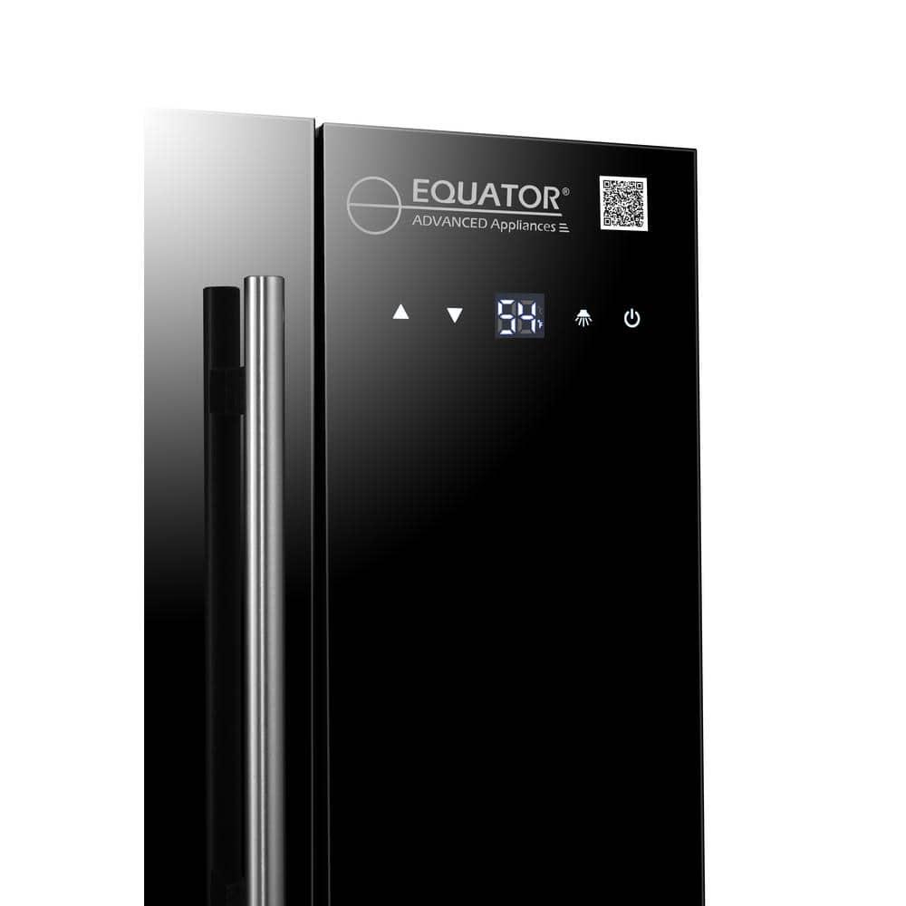 EQUATOR ADVANCED Appliances Equator 25 in wide 16Bottle Wine Refrigerator in Black