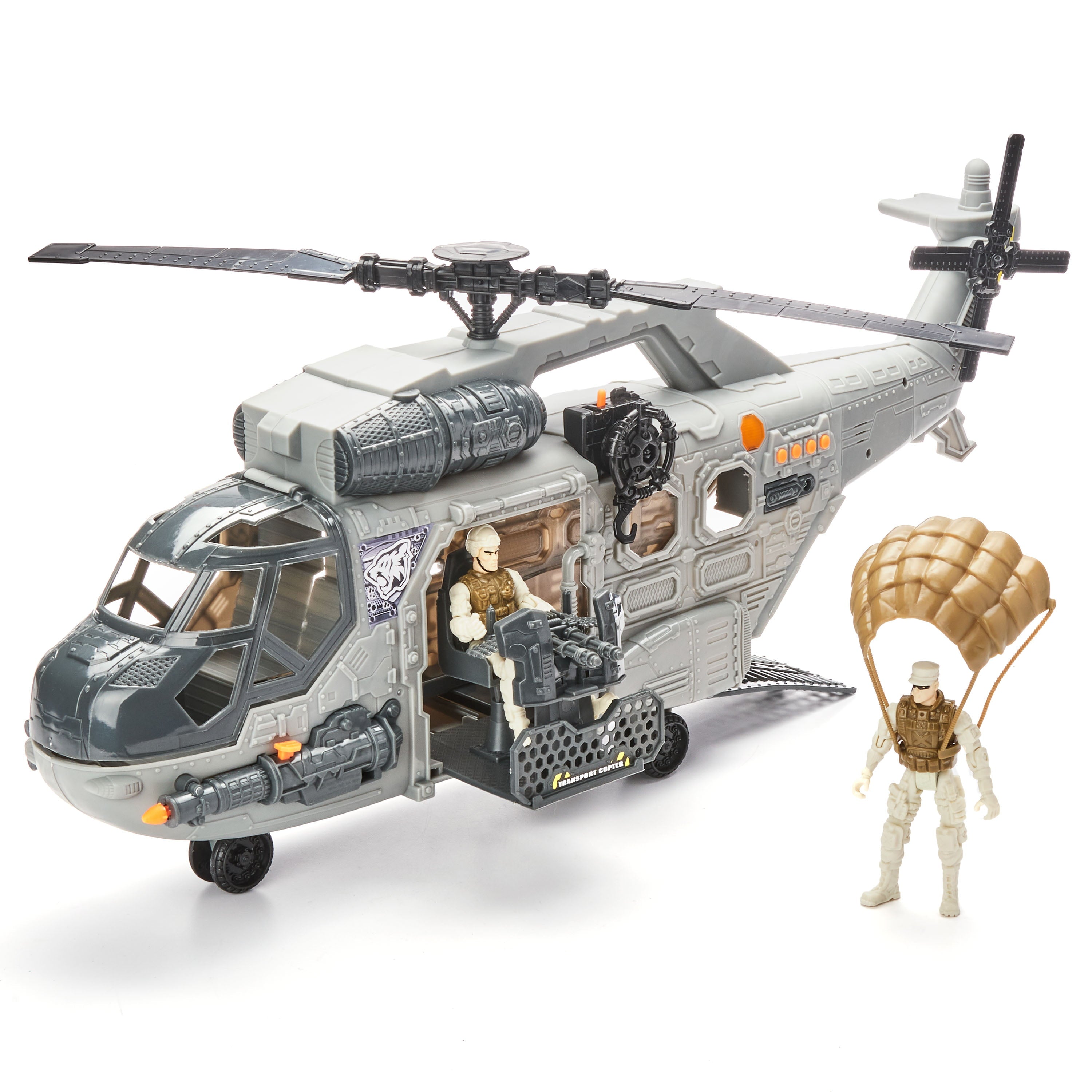Kid Connection Military Giant Copter Play Set， 57 Pieces