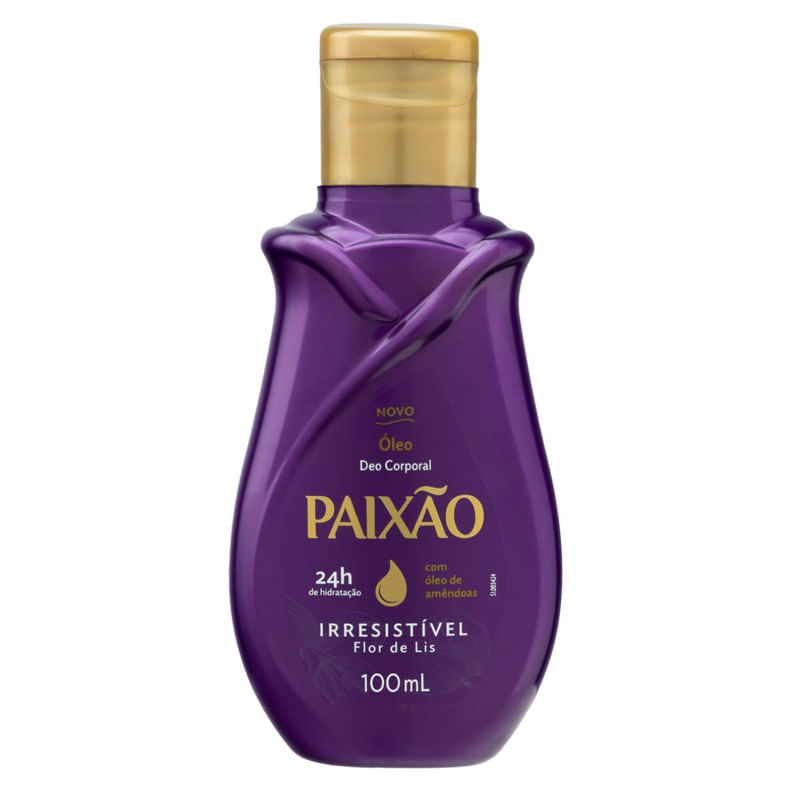Oleo Corporal Paixao Irresistivel Flor de Lis Frasco 100ml