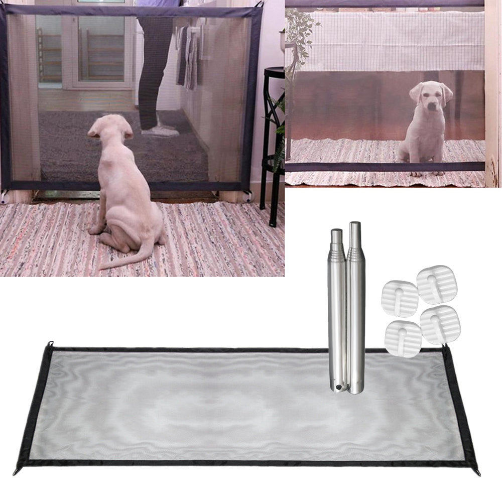 Sehao Magic Gate Portable Folding Safety Guard For Pets Dog Cat Isolated Gauze