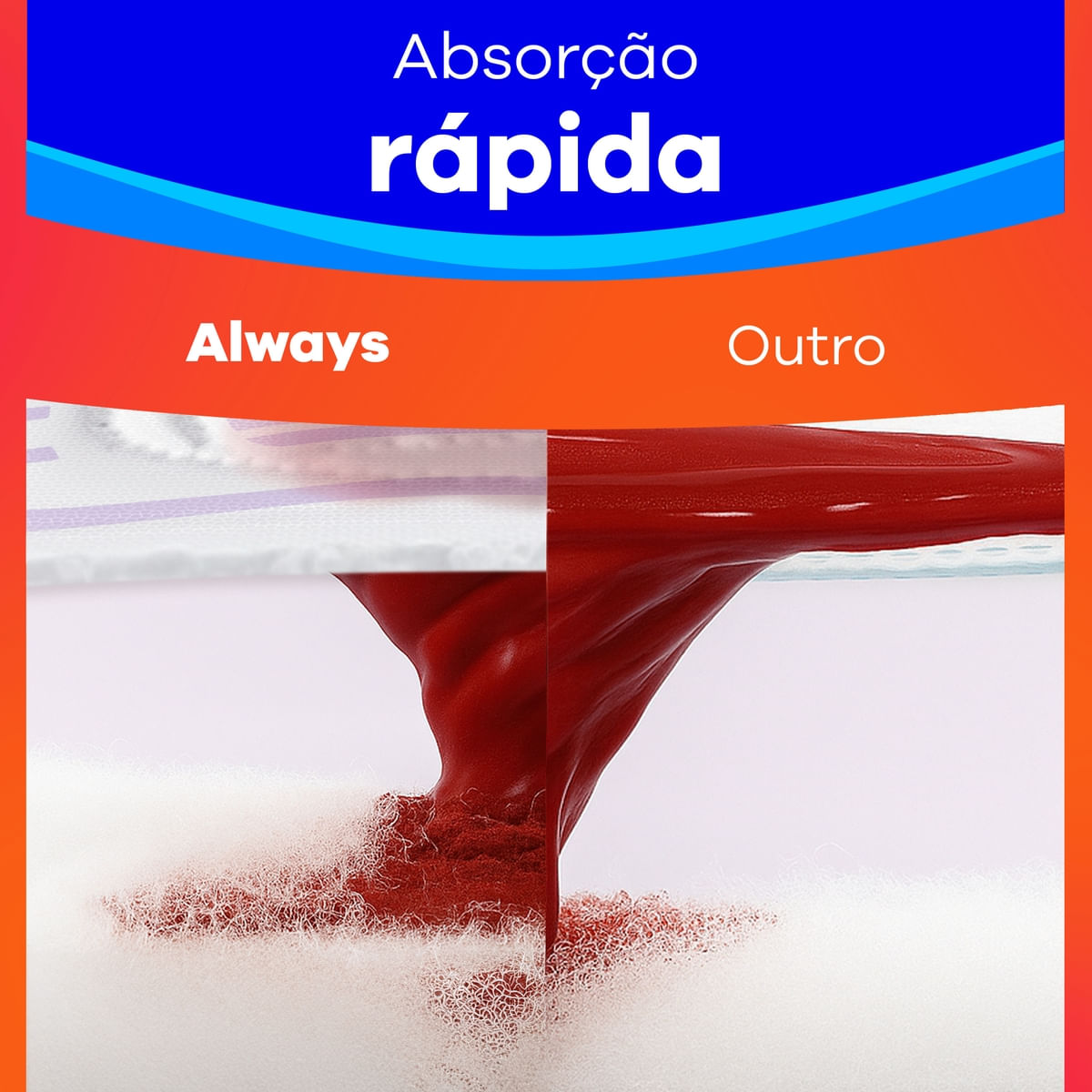 Absorvente Always Dia Seca com Abas 32 Unidades