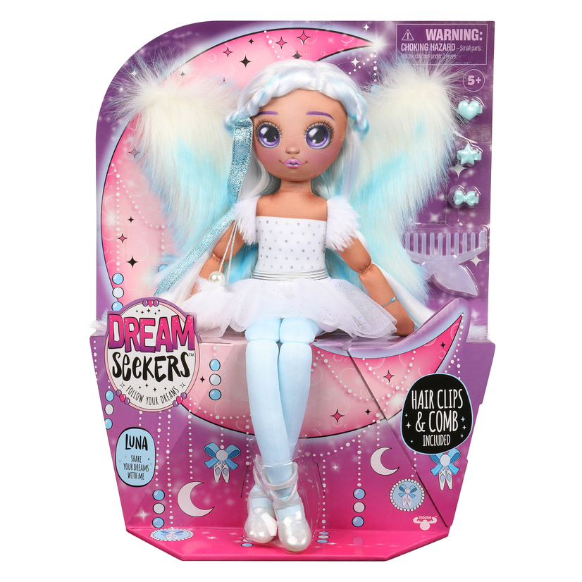 Dream Seekers Magical Fairy Fashion Doll Luna with Accessories, Girls 5+