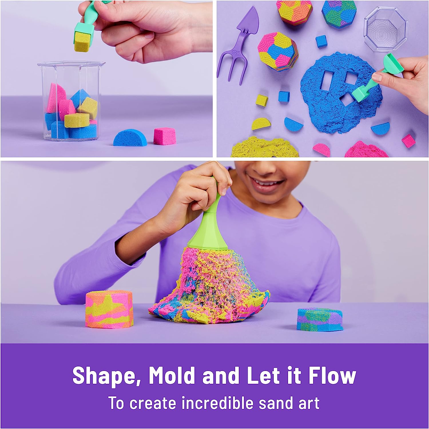 Kinetic Sand Squish n' Create Set