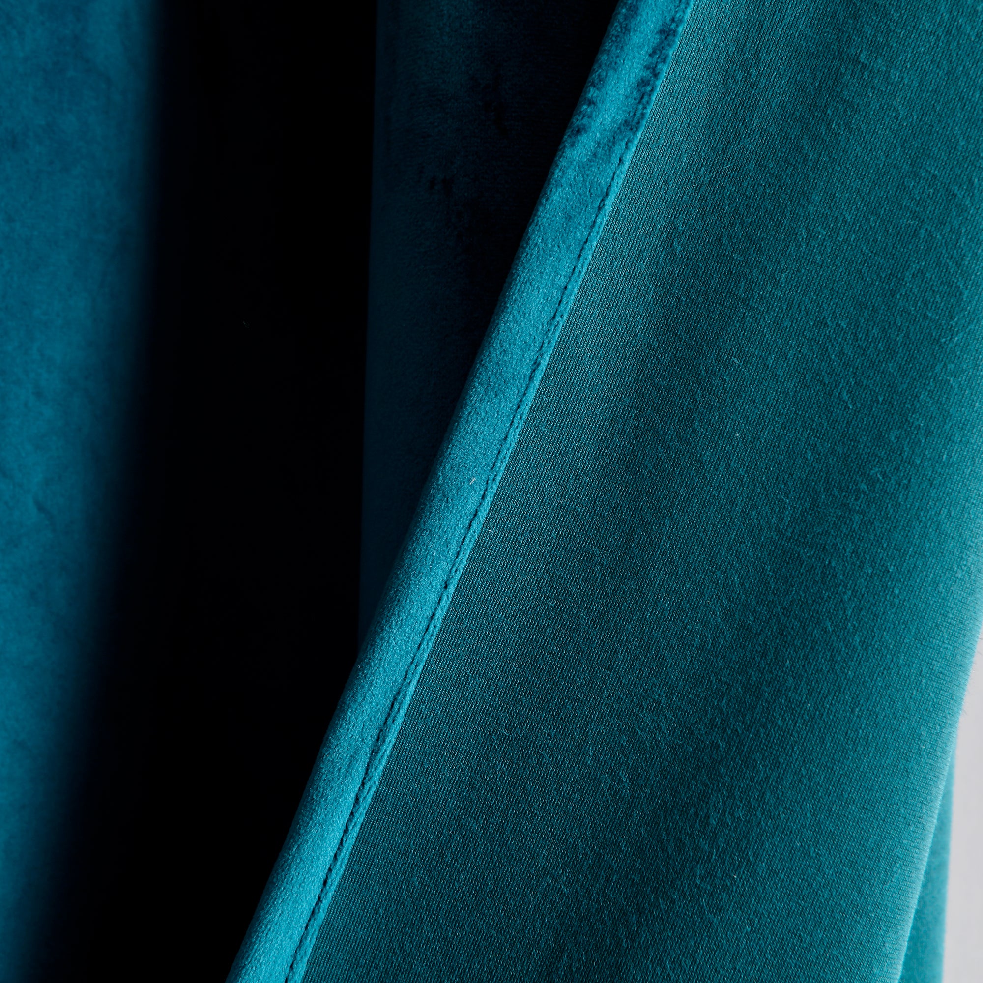 Prima Velvet Solid Grommet Light Filtering Window Curtain Panel Set