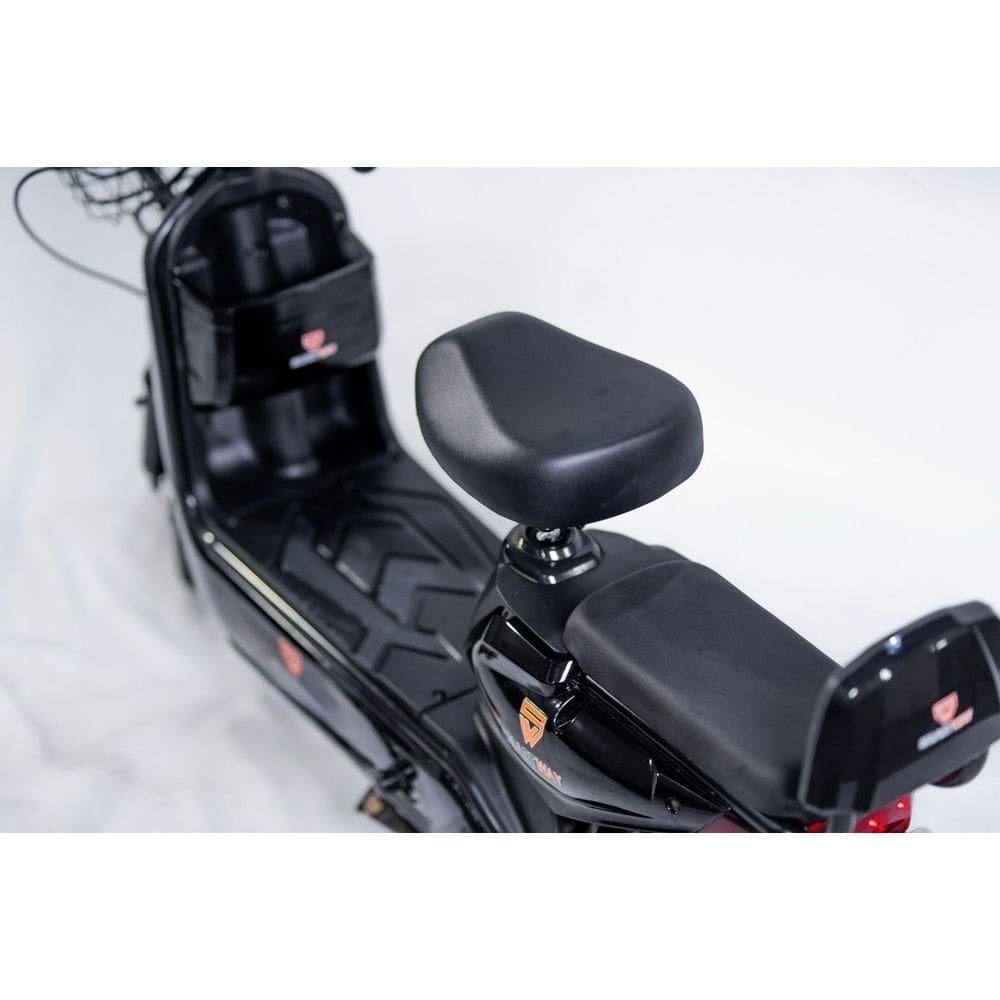 Bicicleta Elétrica Turbo 500w Adulto Sem CNH Scooter - Cor: Preto