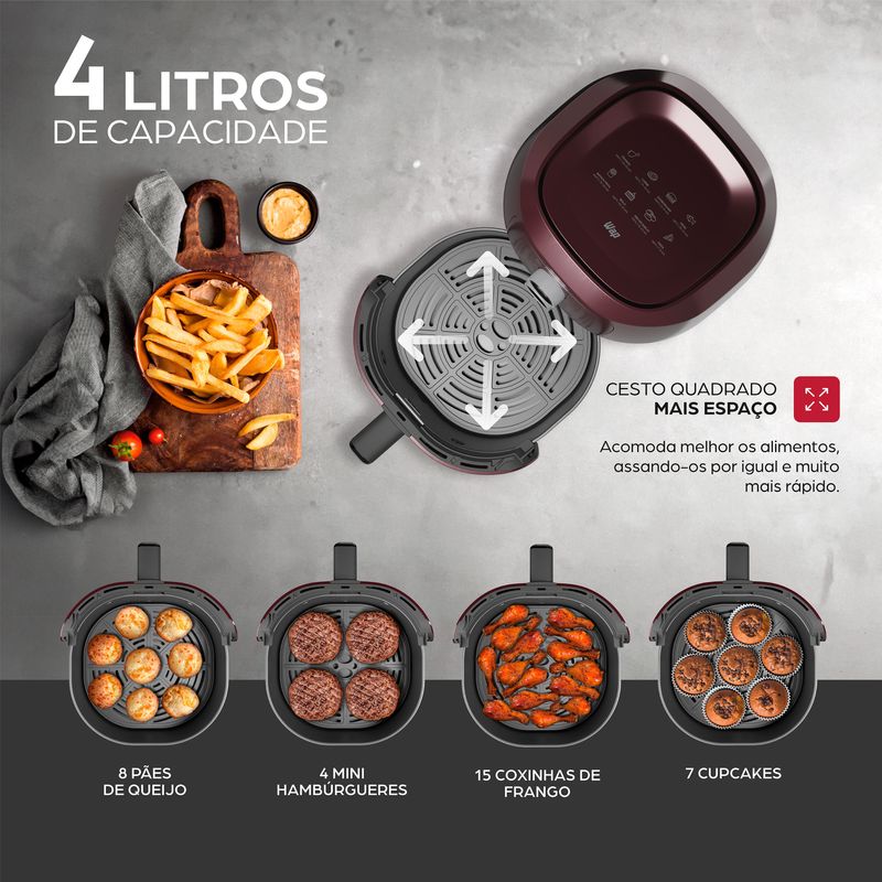 Fritadeira Elétrica WAP Family 4L WAFF2-V