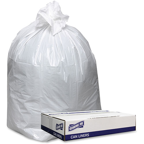 Genuine Joe Trash Can Liners | Heavy-Duty， 9mil， 38