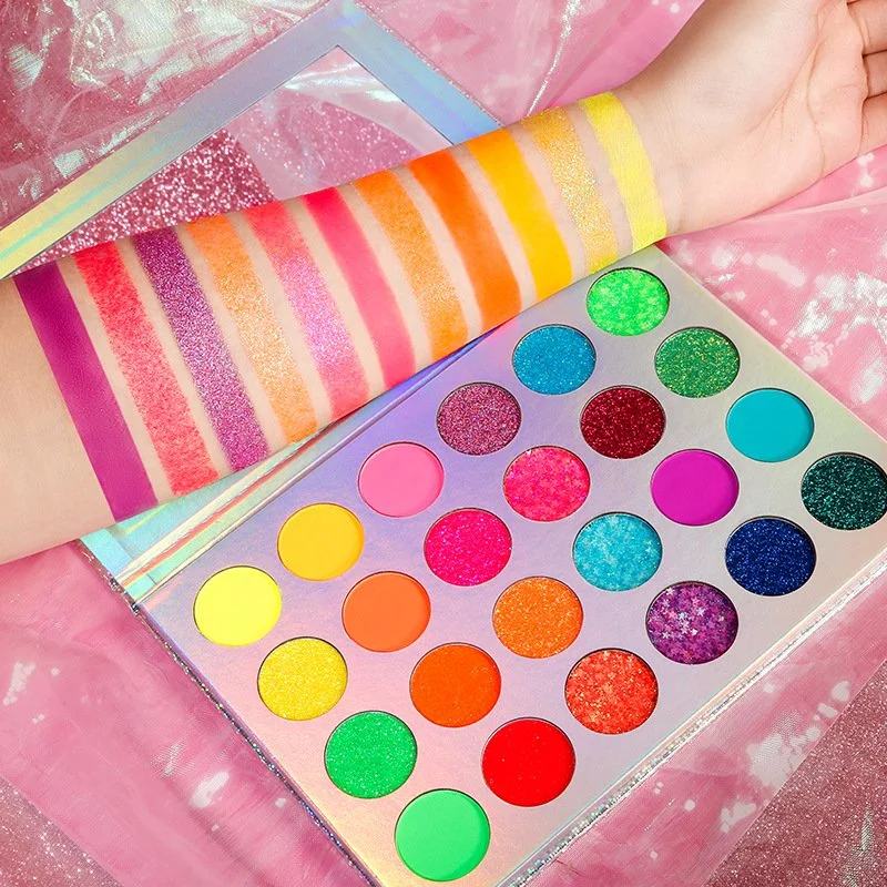Highly Pigmented Neon Eyeshadow Palette24 Colors Makeup Eyeshadow Pallet