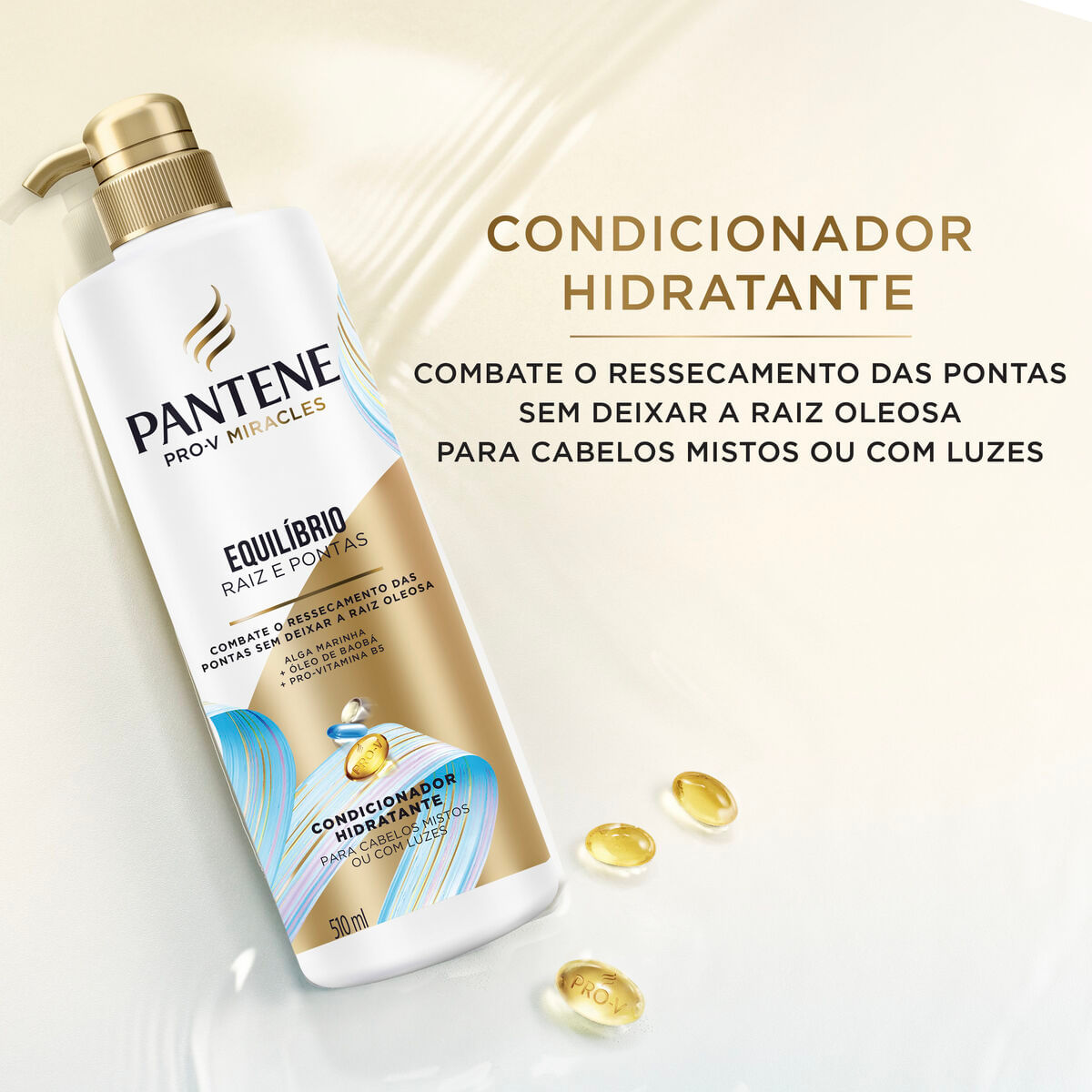Condicionador Pantene Pro-V Miracles Equilibrio Raiz e Pontas 510ml