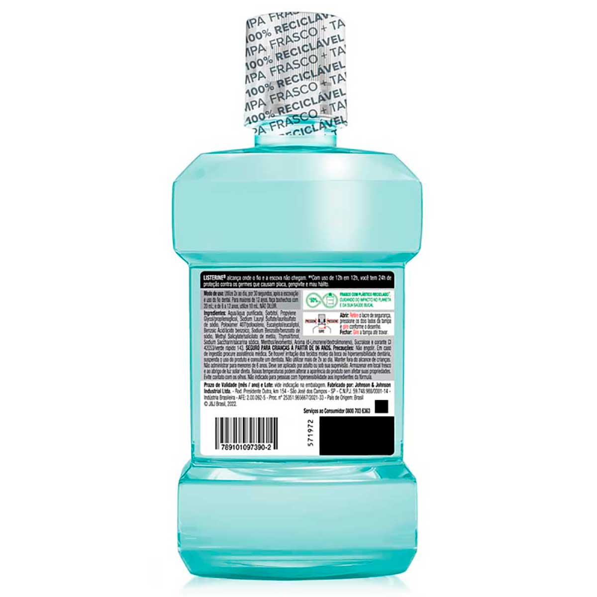 Enxaguante Bucal sem Alcool Listerine Cool Mint 250ml