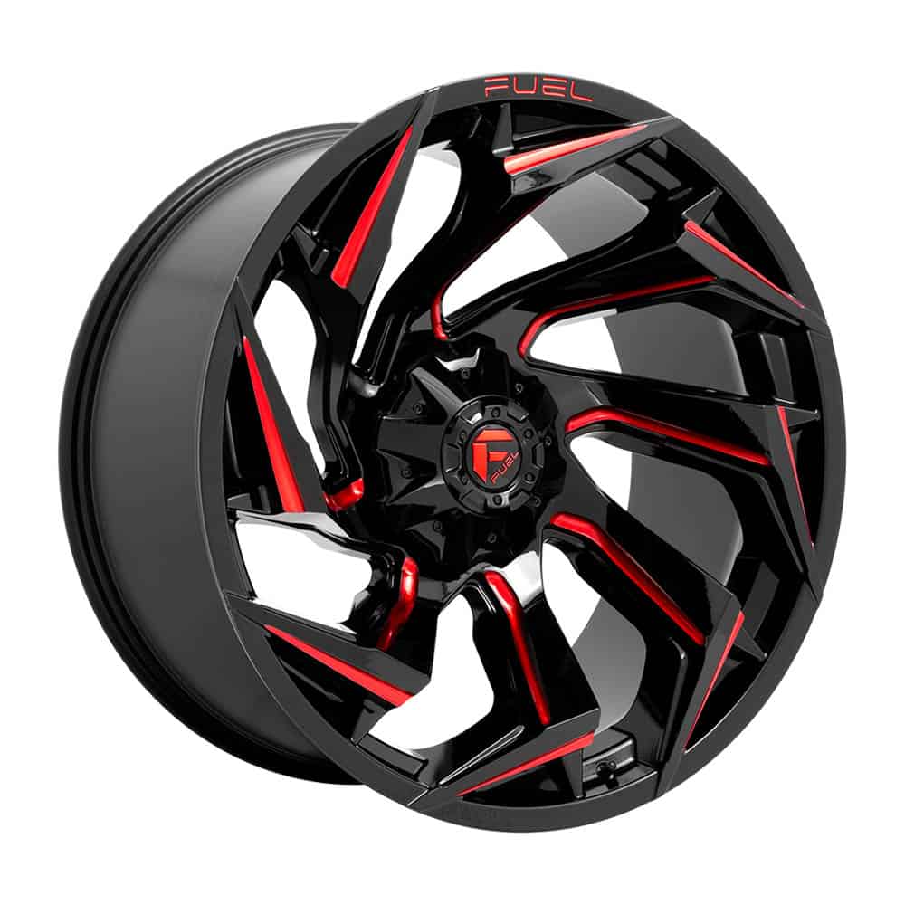 Fuel 1PC D755 REACTION D755 22X12 5X4.5/5.0 GL-BLK-MIL-RTTC -44MM