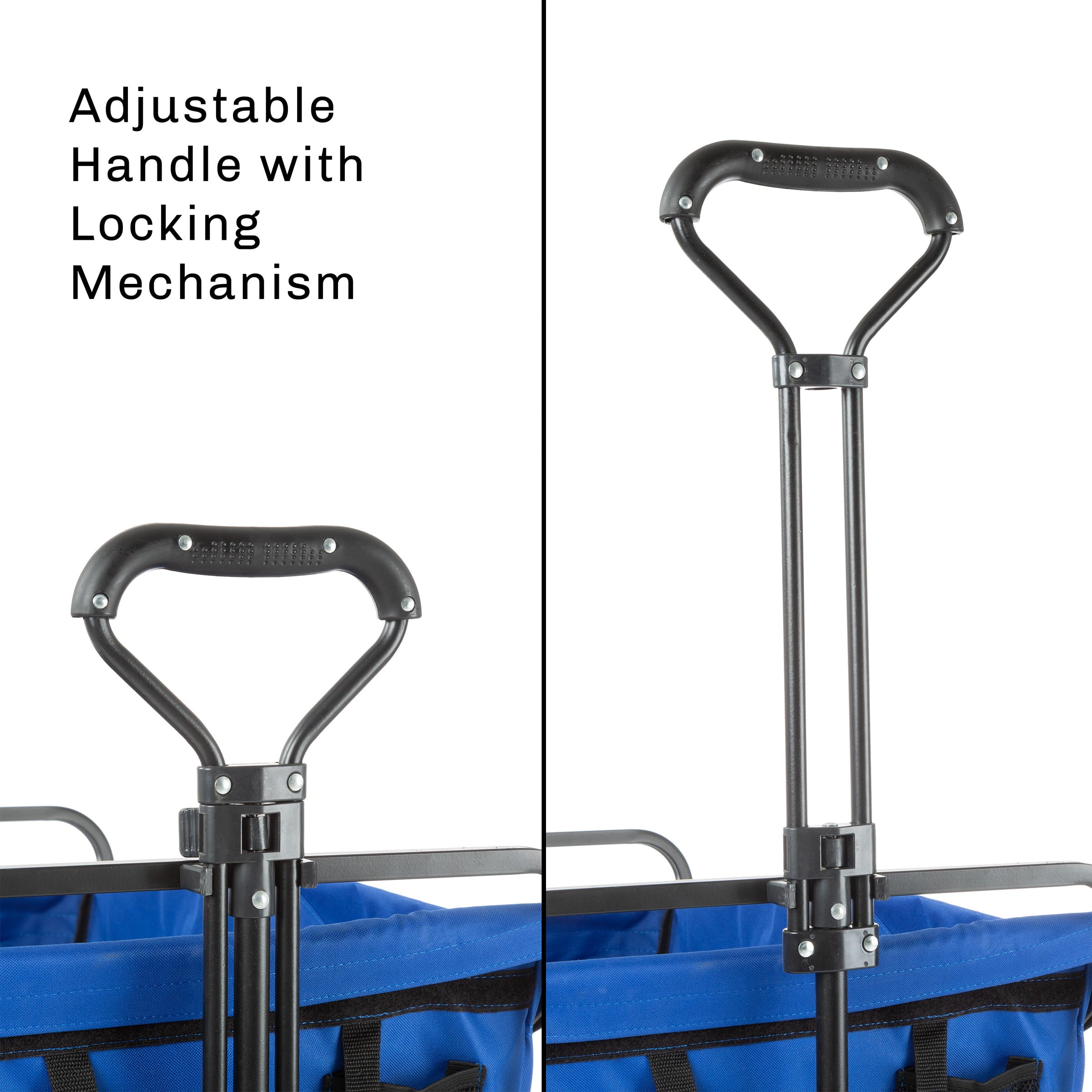 Folding Wagon All-Terrain Utility Pull Wagon， For Camping by Wakeman Outdoors