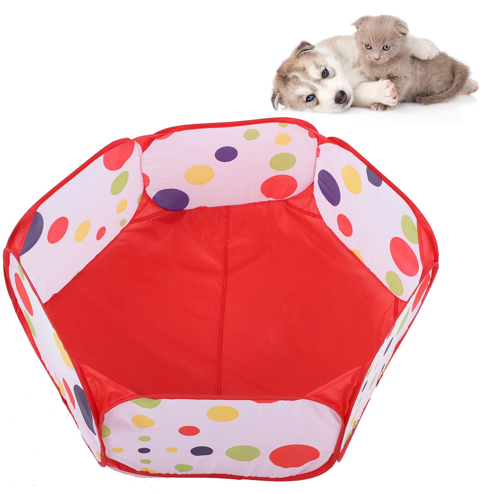 Dekaim Small Animal Cage Tent， Waterproof Foldable Pet Playpen
