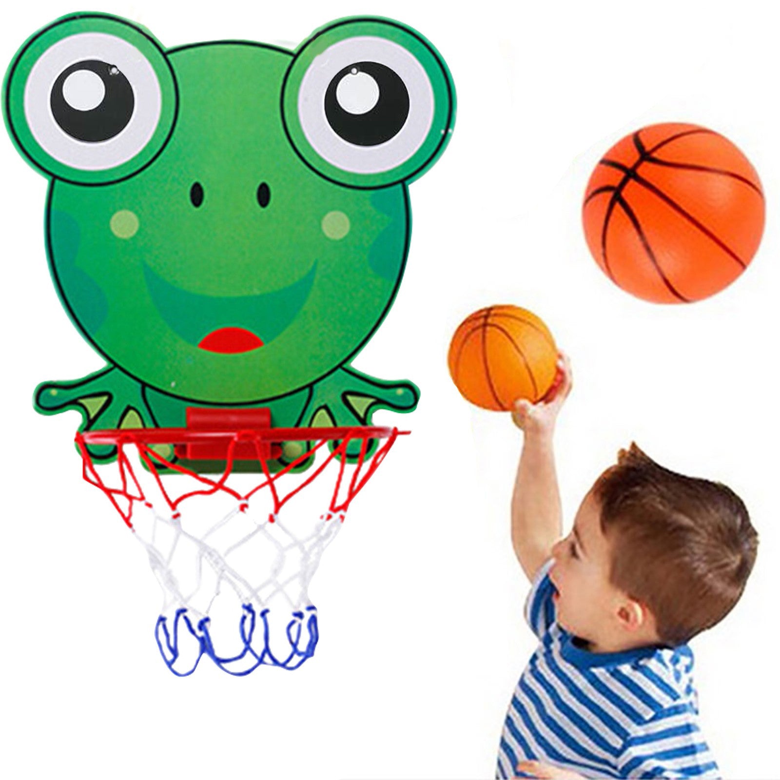 Game Hoop Hoops With Indoor Basketball Plastic Toy Hoop Kids Set Board Hanging Education