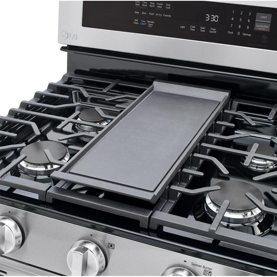 LG 30-inch Freestanding Gas Range with True Convection Technology LRGL5825F