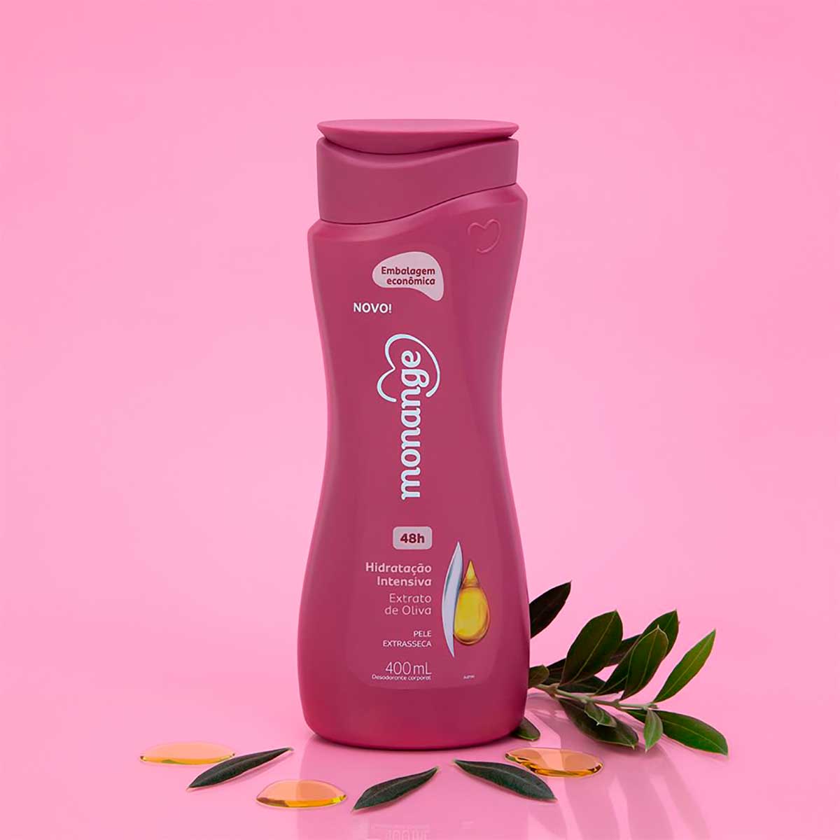 Hidratante Desodorante Monange Hidratacao Intensiva Extrato de Oliva 400ml