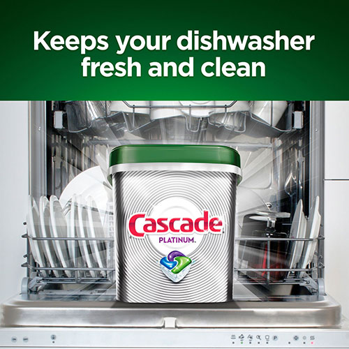 Procter and Gamble Cascade Dish Soap | Action Pacs， Platinum， Fresh Scent， 21 Per Pack， 5