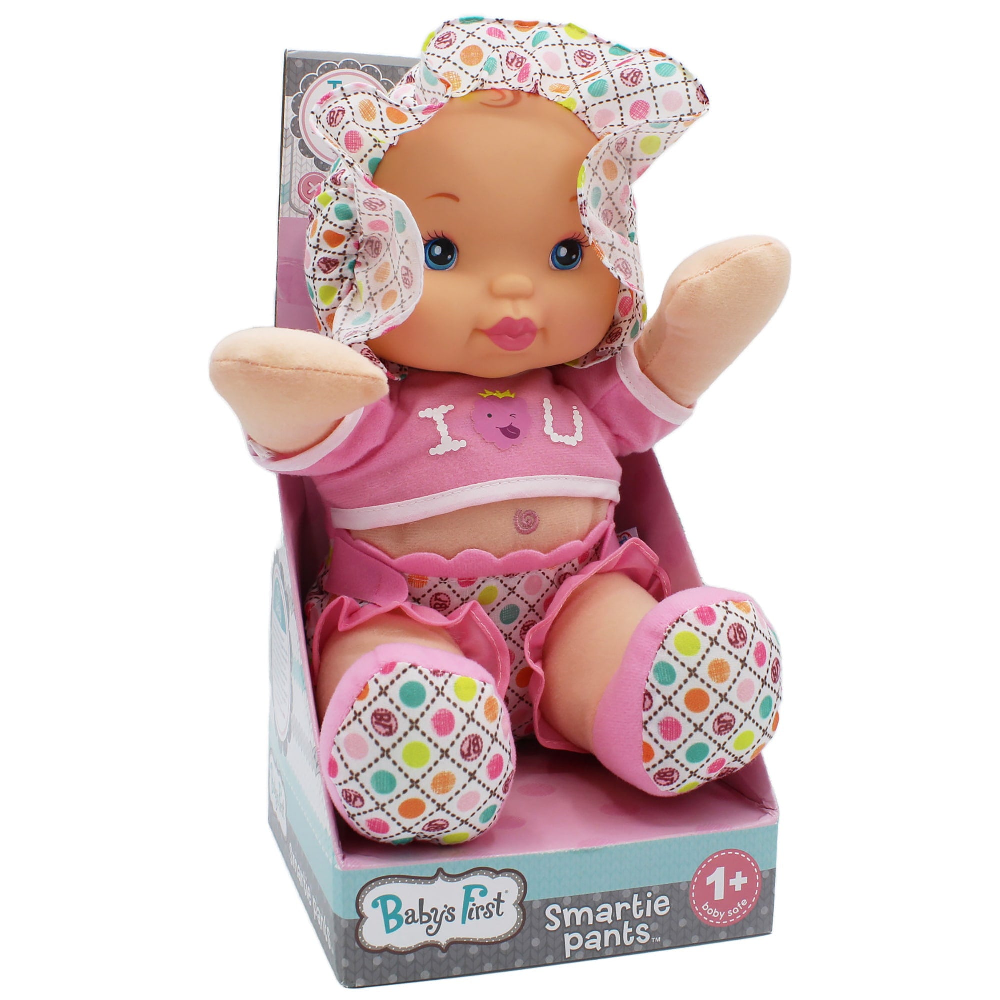 Baby's First Smartie Pants Pink Toy Doll  - All Ages