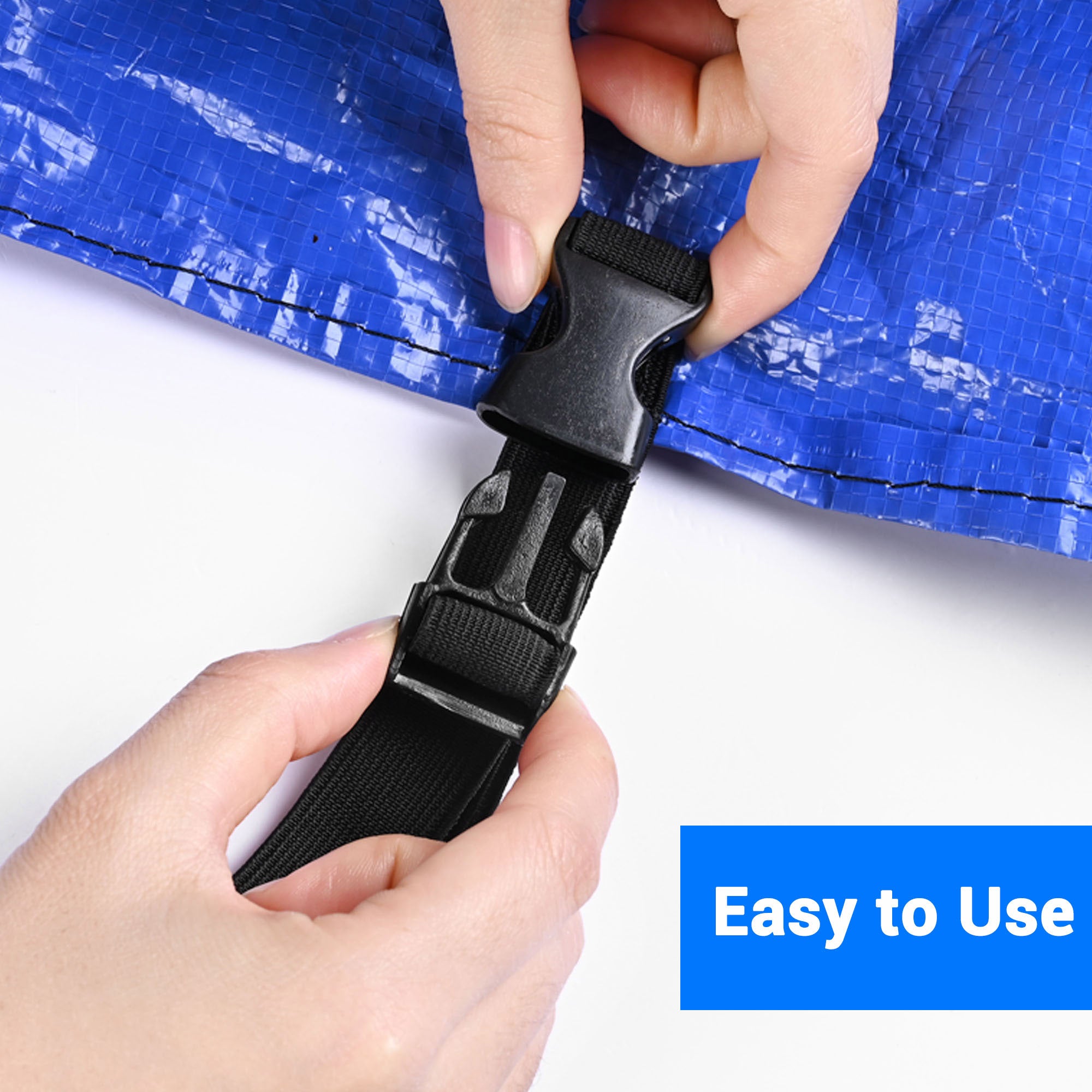 Yescom Universal 3 Step Trampoline Ladder with Shoe Bag，Wide Skid-Proof Steps Fit 15 FT or Larger Trampolines Kid Outdoor