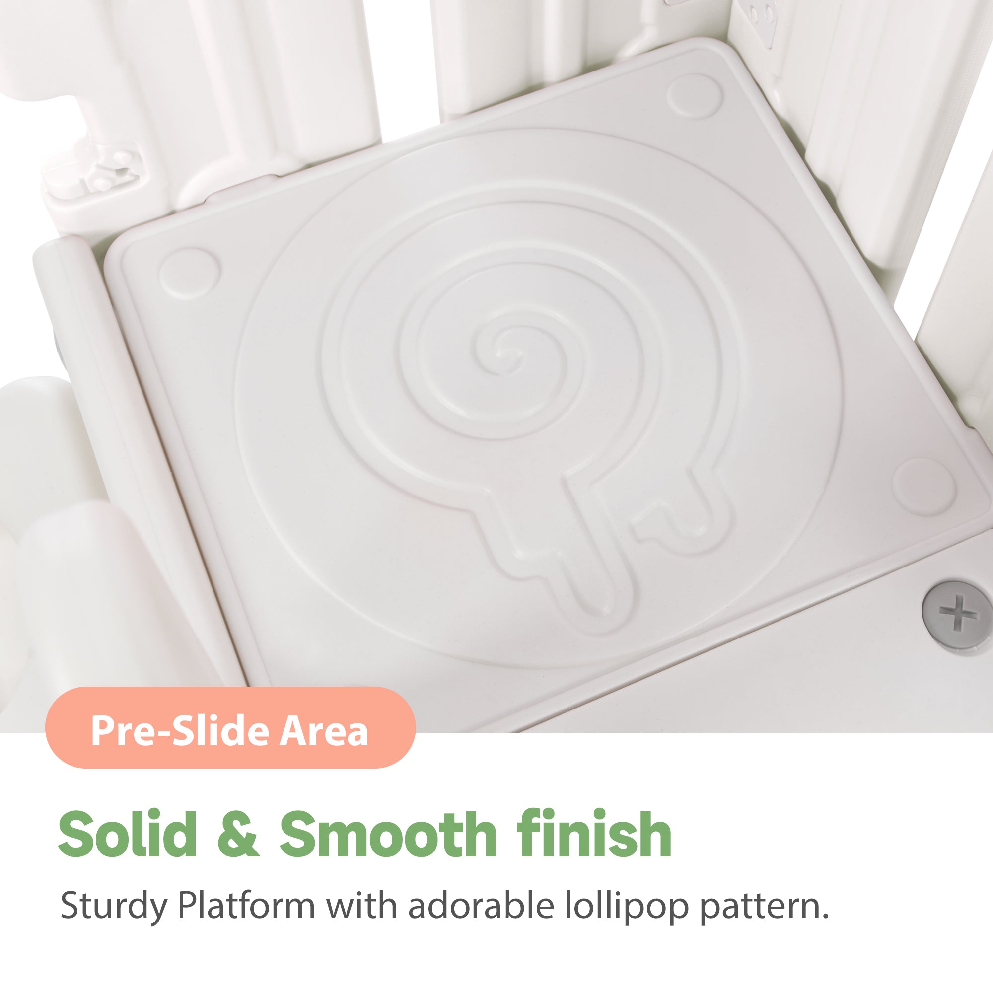 HDJ 4 In 1 Toddler Kids Slide and Climber Set，Kids Climber Slide Playset with Basketball Hoop for Indoor Outdoor，White