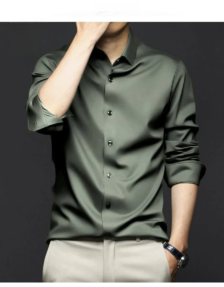 Camisa Social Alto Padrão IceSublime em Seda Gelo