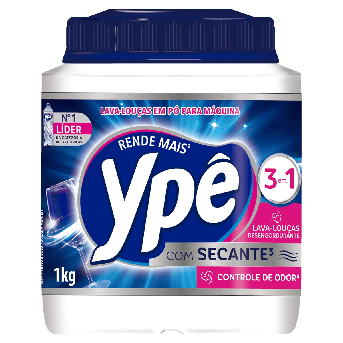 Detergente em Po para Maquina de Lavar Loucas Ype 1Kg