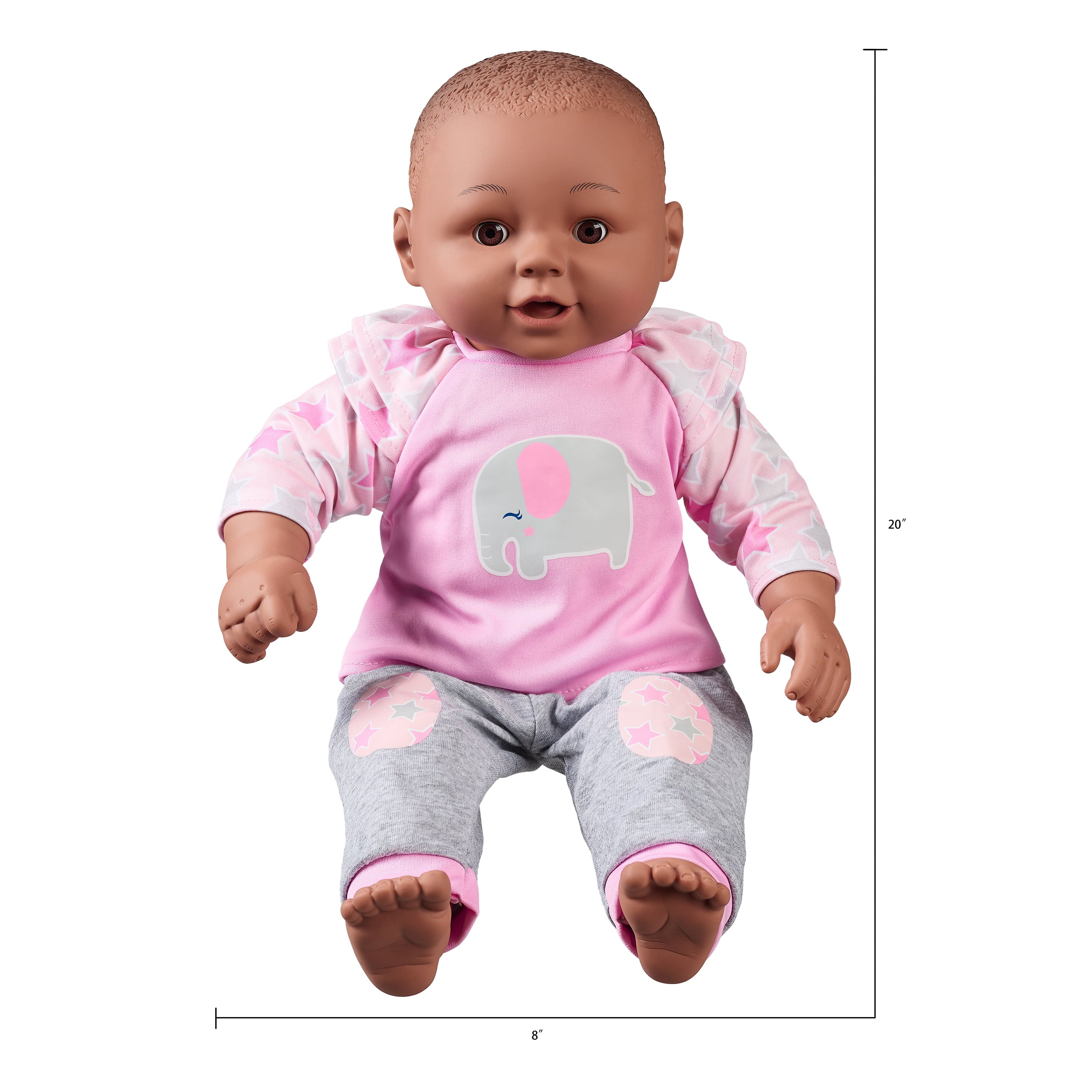 My Sweet Love 20in Soft Baby Doll Pink, African American, Age 2 & up
