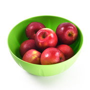 YBM Home 10 inch Plastic Serving Bowls - 3 Pack， Blue