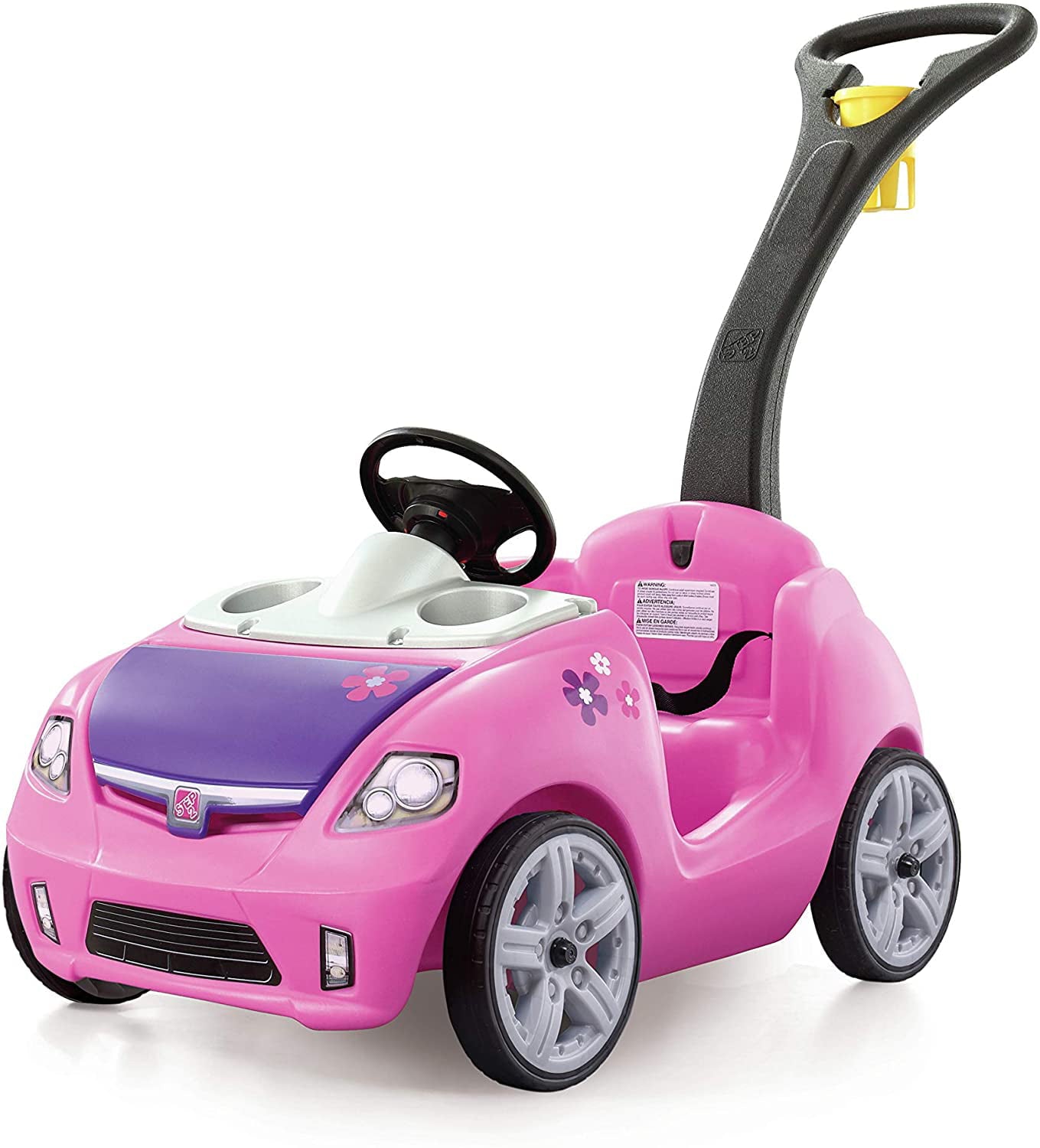 Step2 Whisper Ride II Push Car | Pink Toddler Ride On Toy