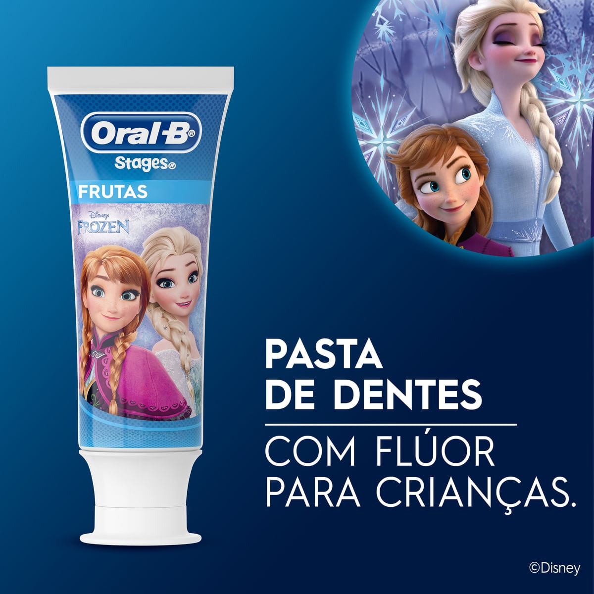 Pasta de Dente Oral-B Stages Frozen/Spiderman 1 Unidade de 75 ml