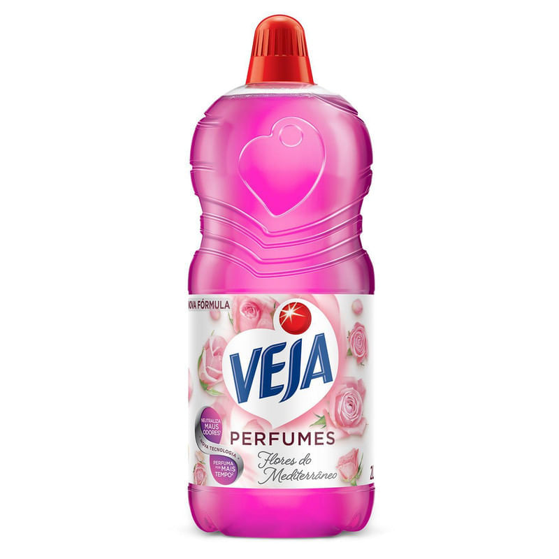 Limpador Perfumado Veja Flores do Mediterraneo - 2L