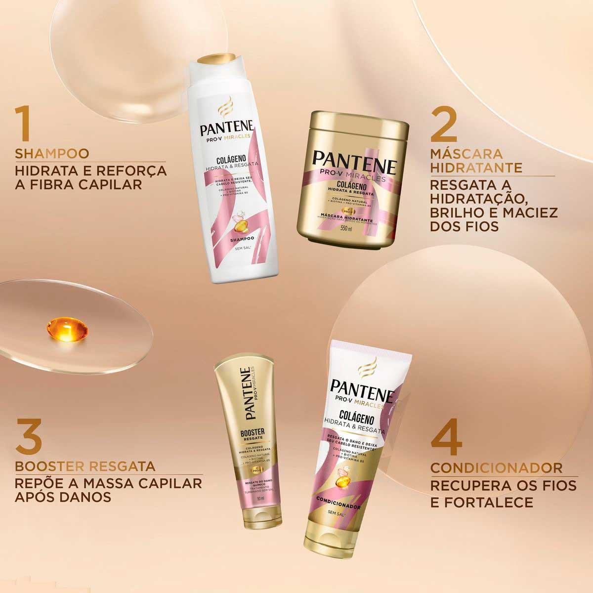 Condicionador Pantene Pro-V Miracles Colageno Hidrata e Resgata 250ml