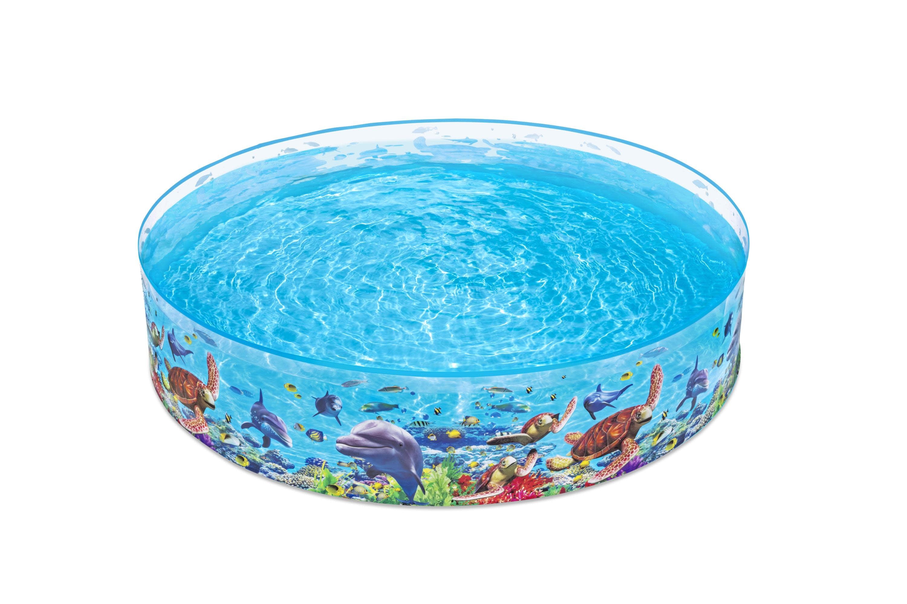 Play Day Round Kiddie Pool 6' x 15
