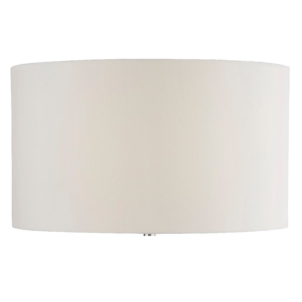 DOT 9711LU Chrome & Iridescent Bubble Glass Retro Table Lamp with White Shade