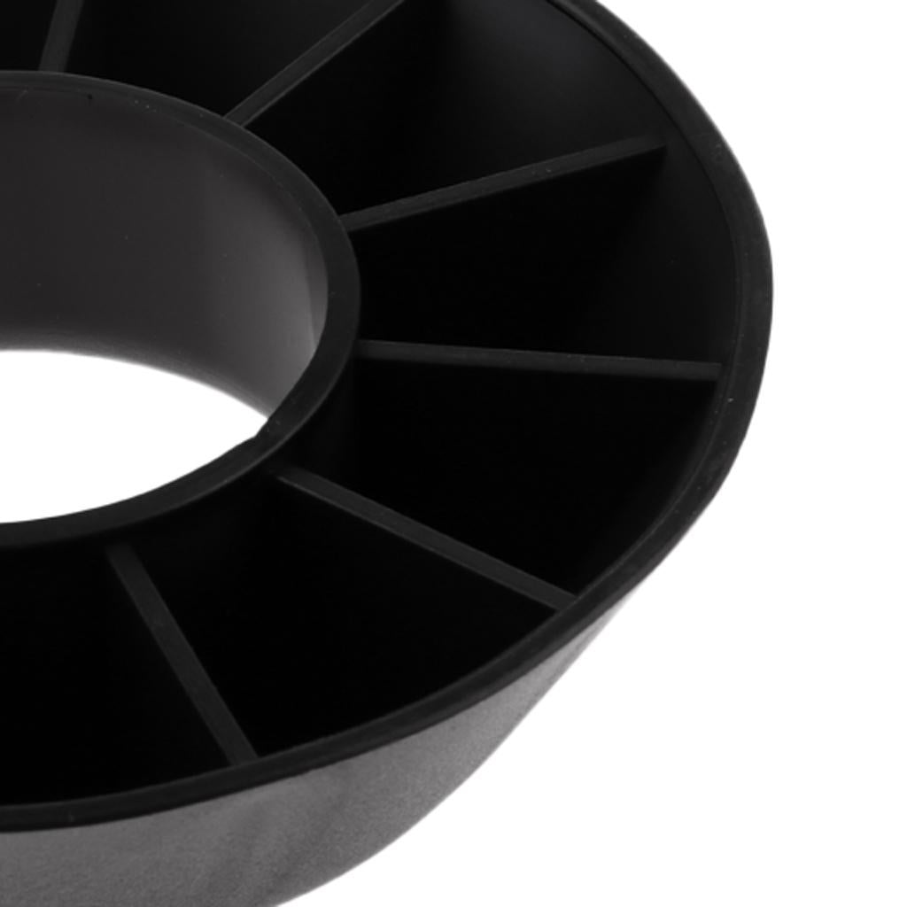 3.3'' Round Display Stand Football， Basketball， Soccer， Rugby， - Black