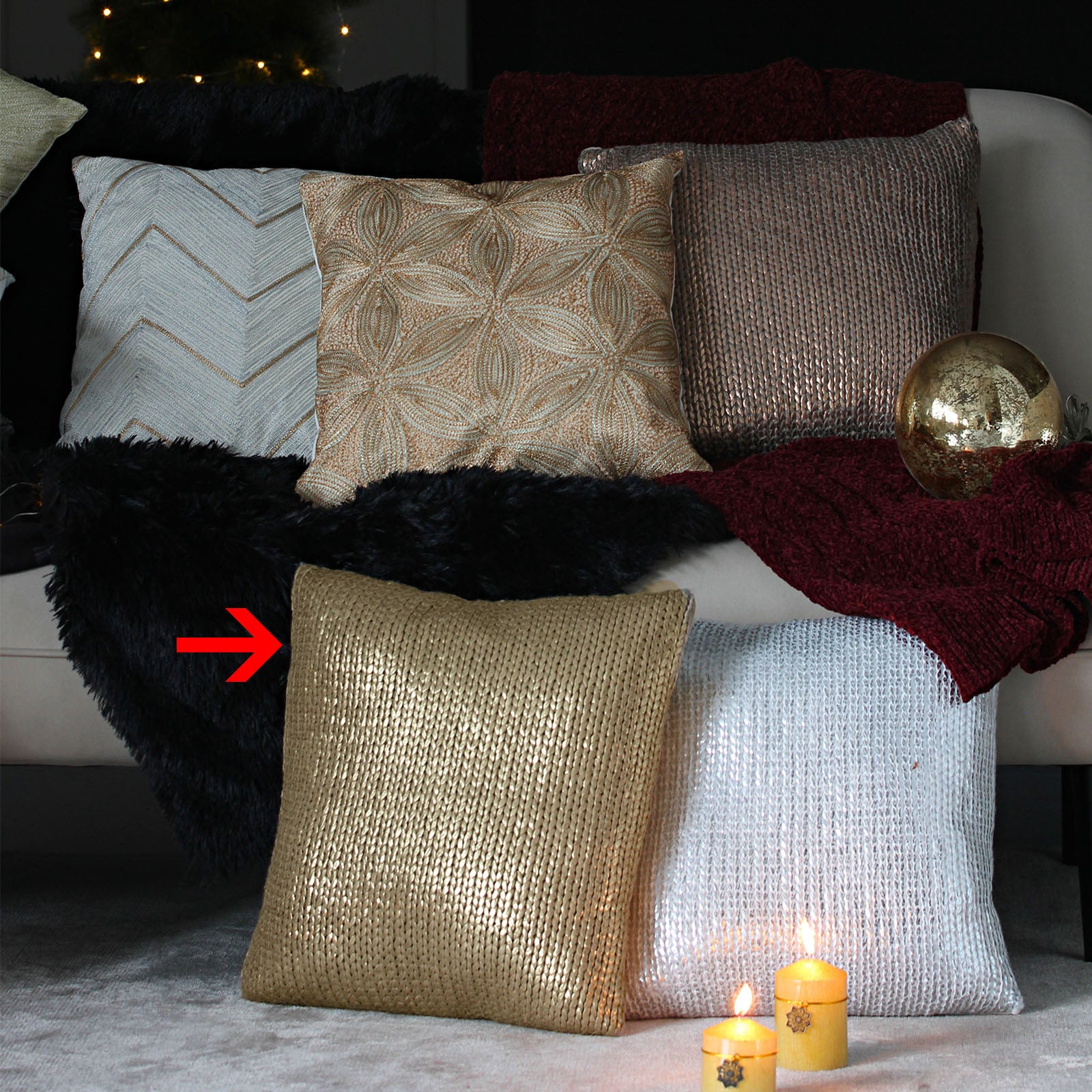 45X45 Cm Cushion Cover 2103A-020-1