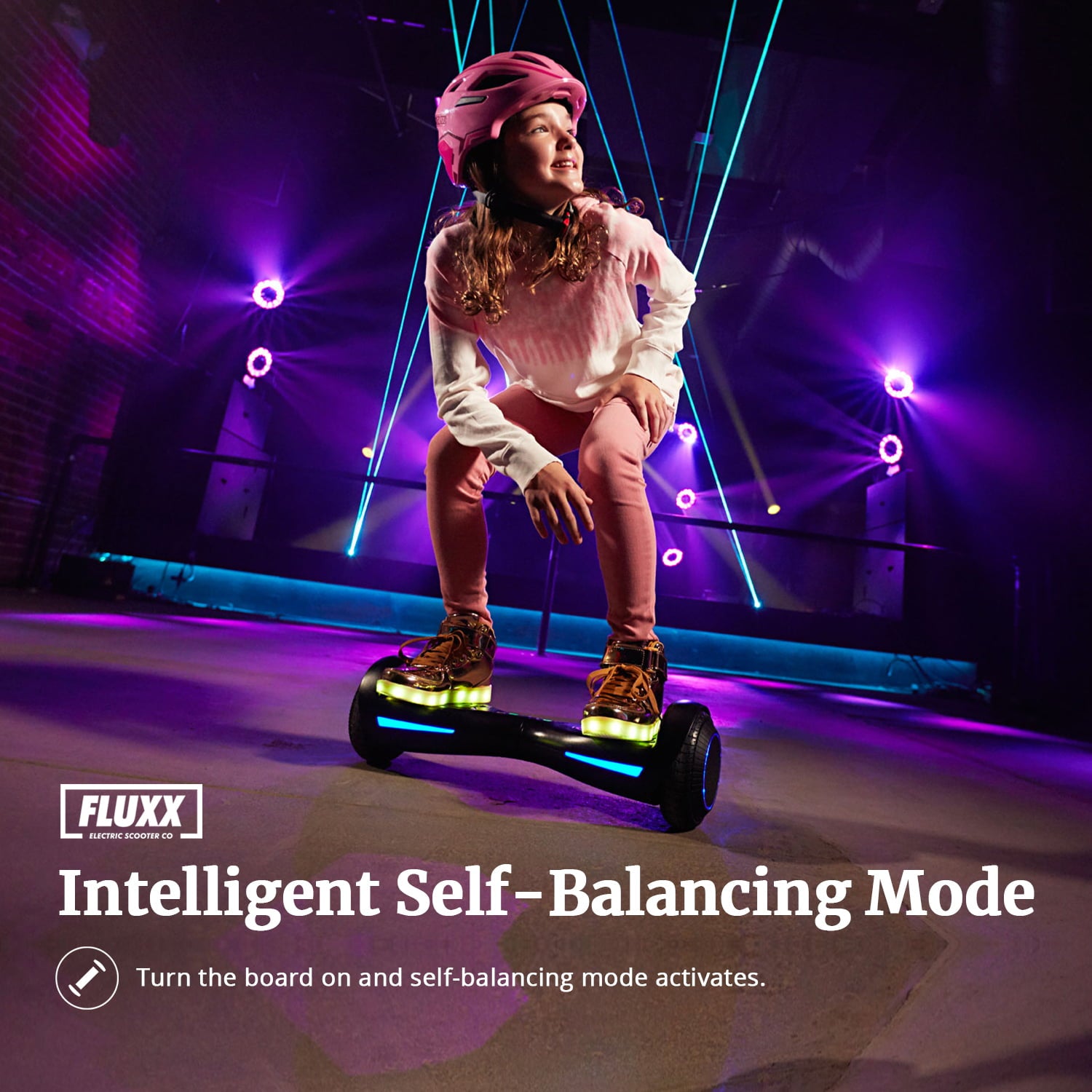 Gotrax Fluxx FX3 Hoverboard with 6.2 mph Max Speed， Self Balancing Scooter for 44-176lbs Kids Adults Blue