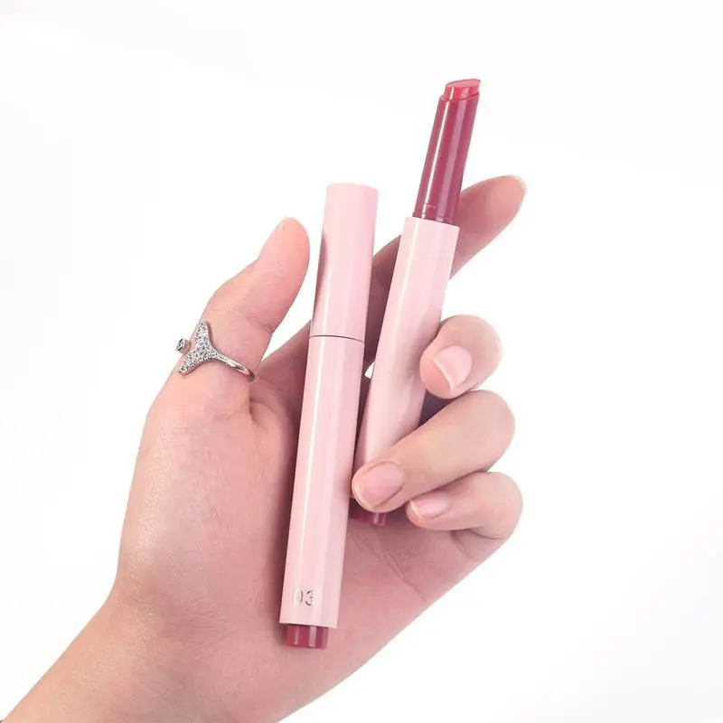 6 Shades Lipstick Private Label Waterproof Glossy Lip Gloss Click-up Lipstick Pencil