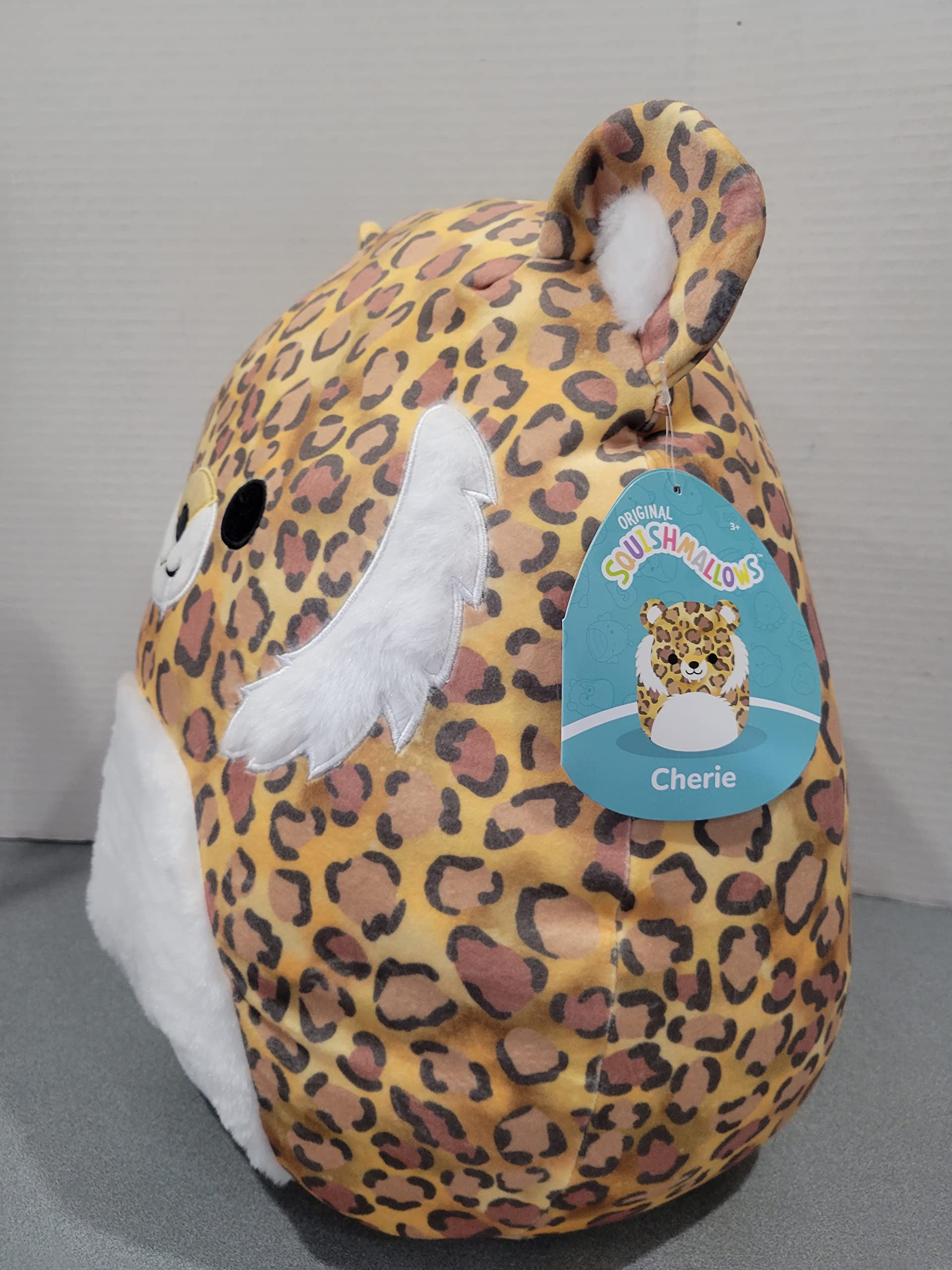 Squishmallows 16-Inch Cherie Saber Tooth Tiger to Your Squad， Ultrasoft Stuffed Animal Large Plush Toy， Official Kelly Toy Plush