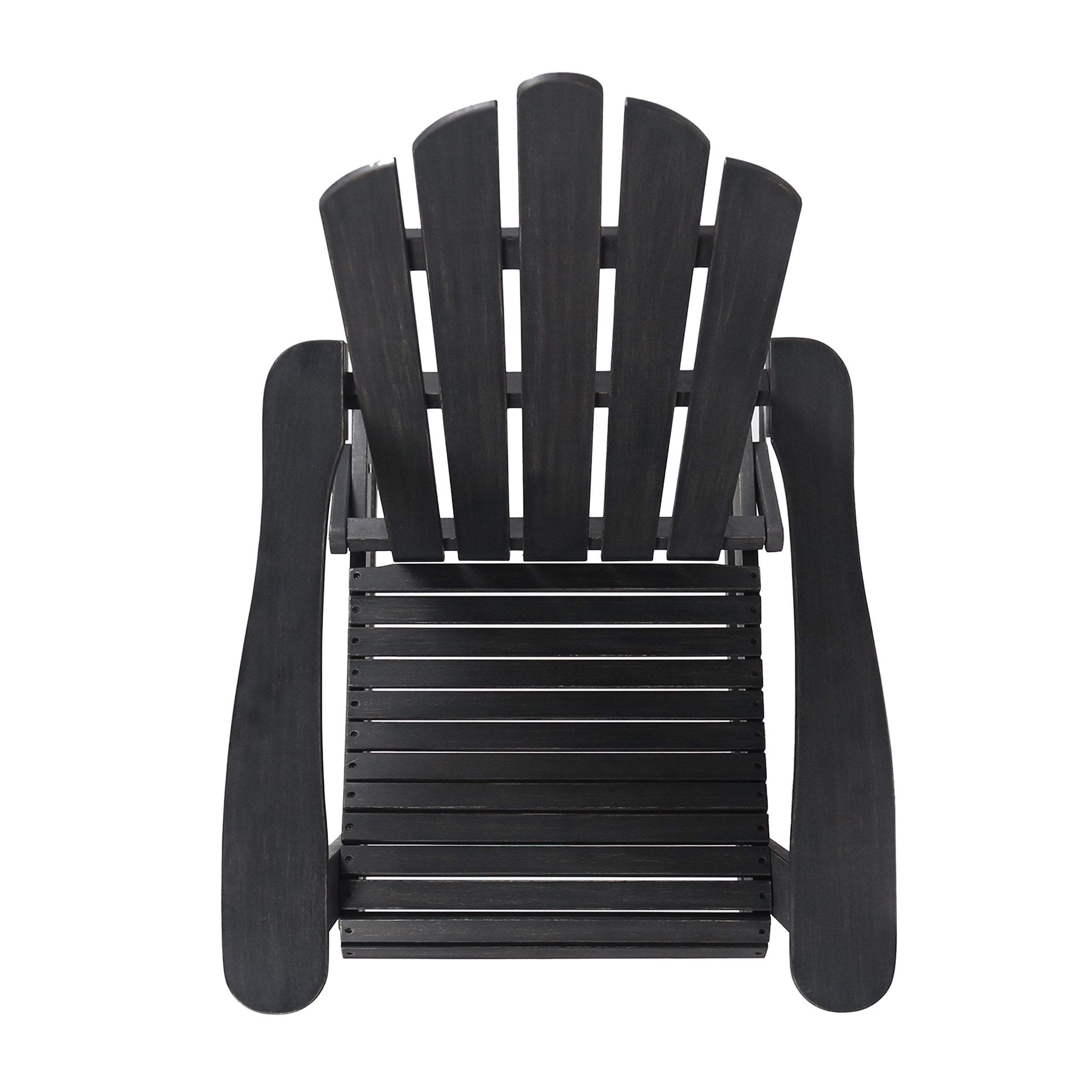 Cara Outdoor Adirondack Acacia Wood Rocking Chair