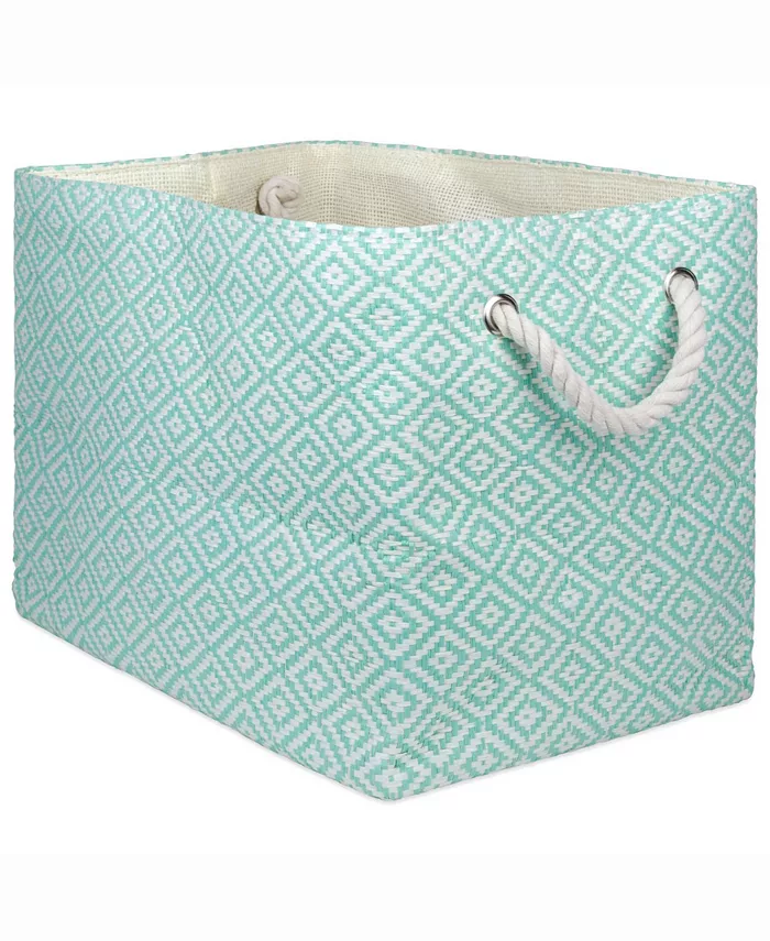 Design Imports Paper Bin Geo Diamond， Rectangle