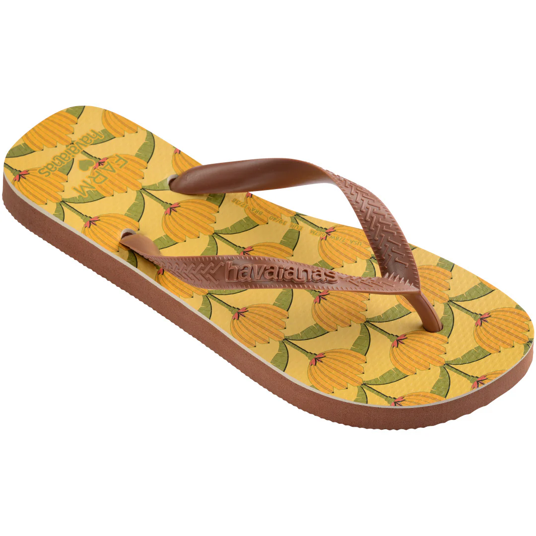Chinelo Havaianas Farm Banana Deco