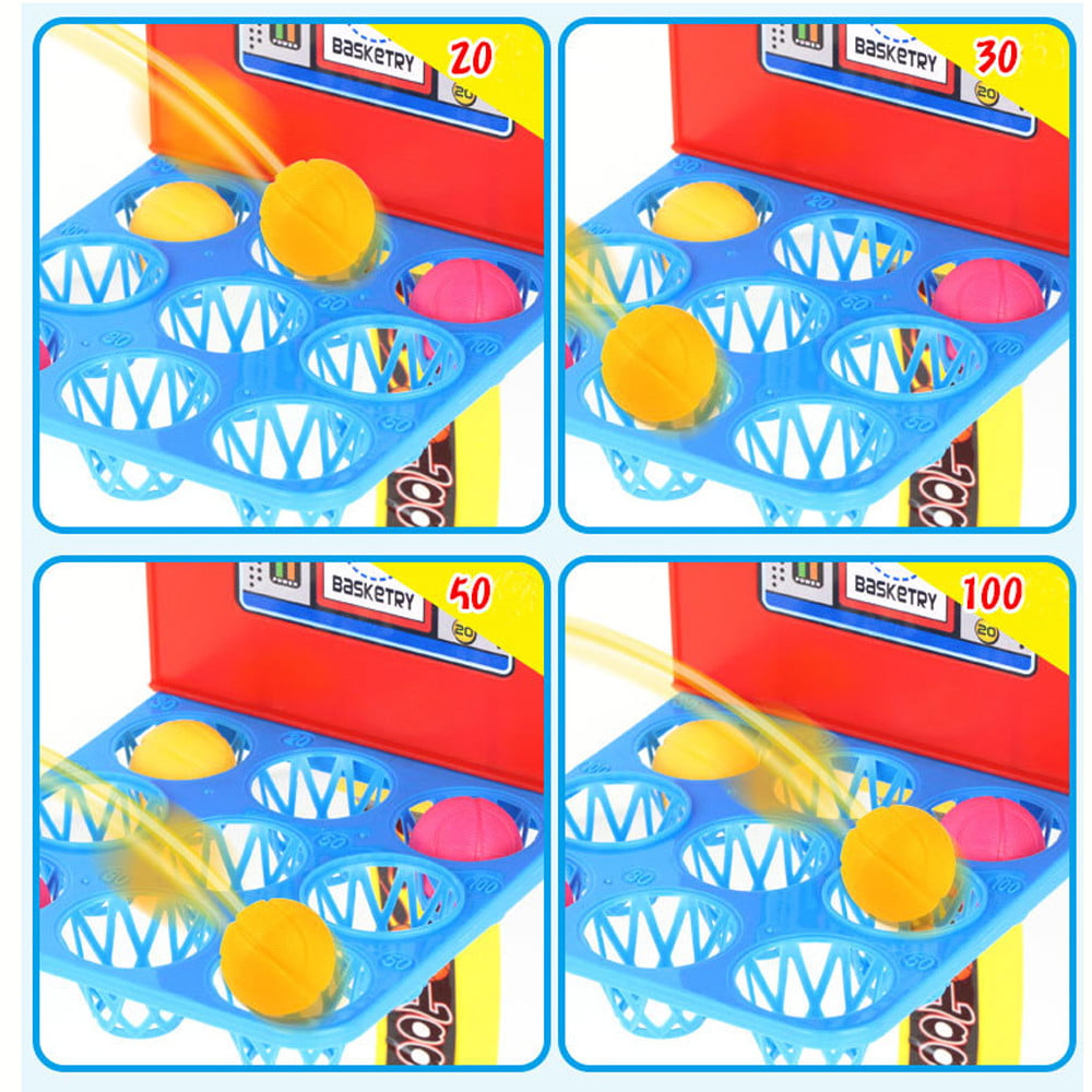 Poatren Desktop Ejection Basketball Mini Football Hockey Golf Shooting Finger Game