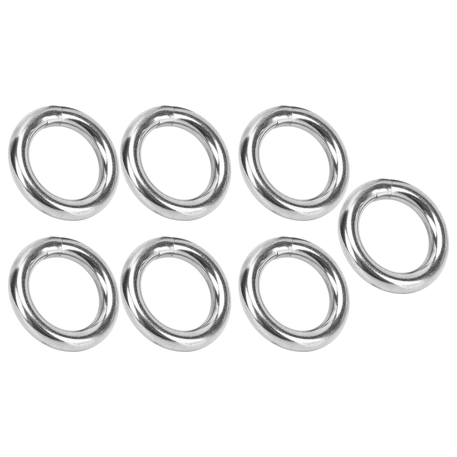 O ， Waterproof Strong Load Bearing 304 Stainless Steel Metal O  7 Pcs  For Fitness Hoops 8x30mm，8x35mm，8x40mm，8x80mm