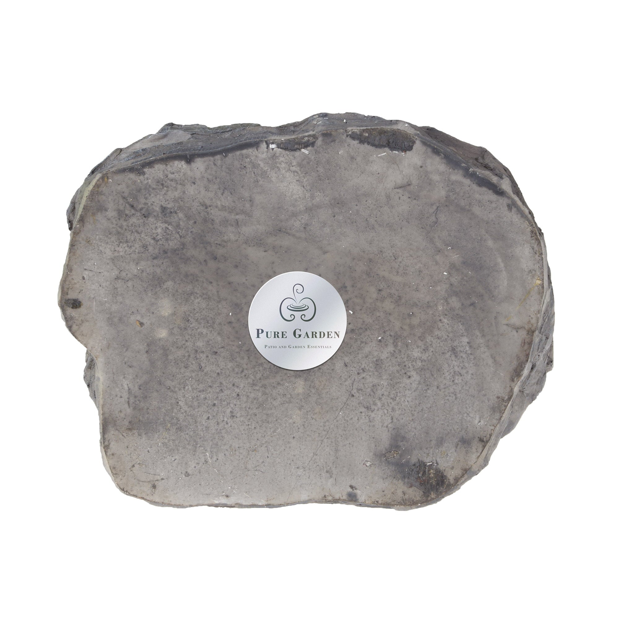 Pure Garden Tabletop Waterfall Fountain， Gray