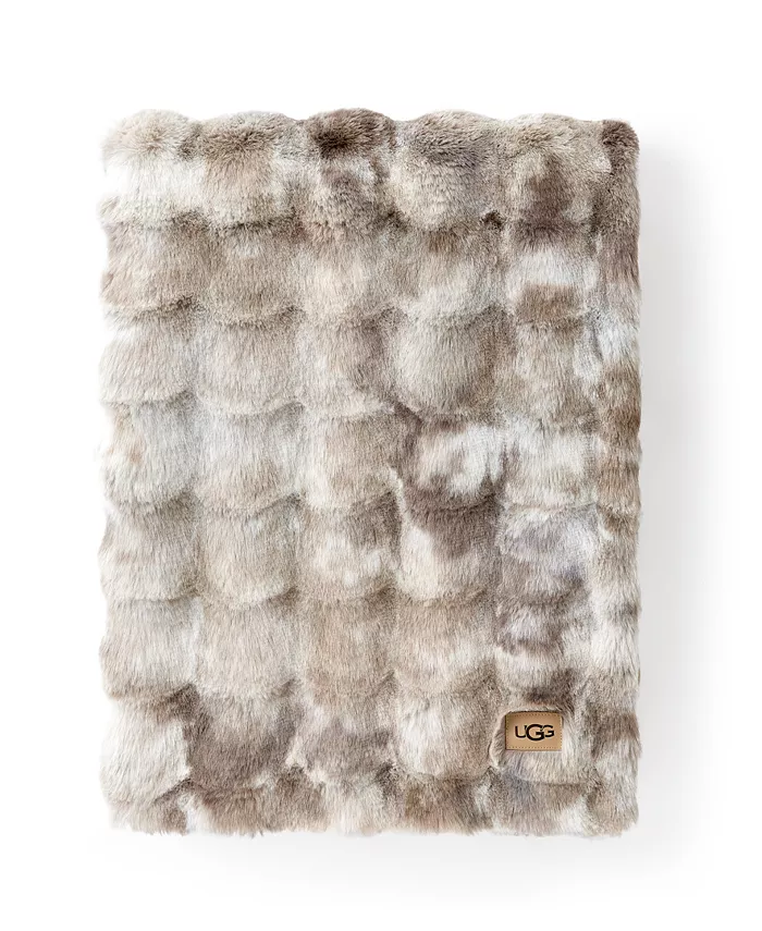 UGGandreg Theda Faux Fur Throw， 50