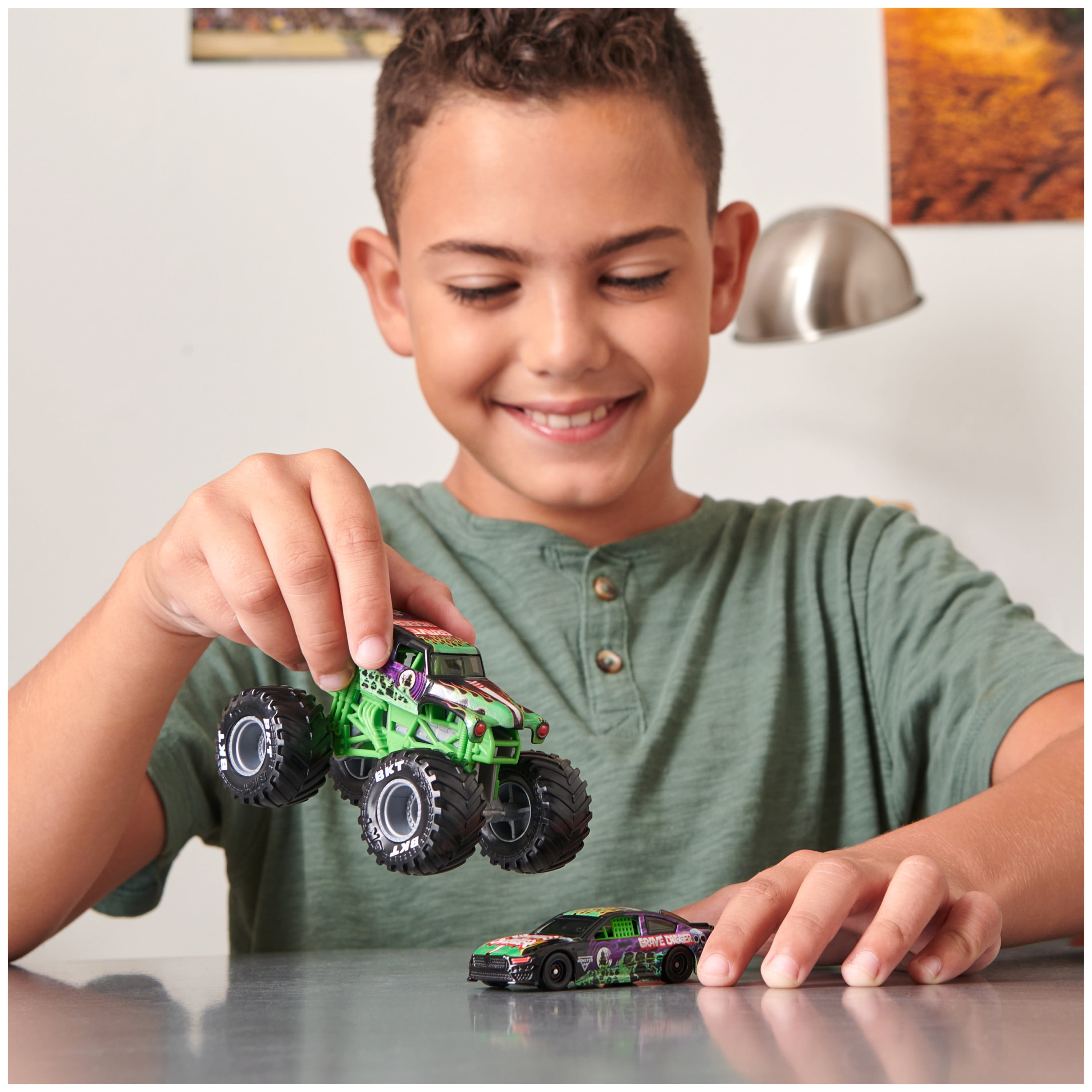 Monster Jam Grave Digger Truck and Race Car (Walmart Exclusive)
